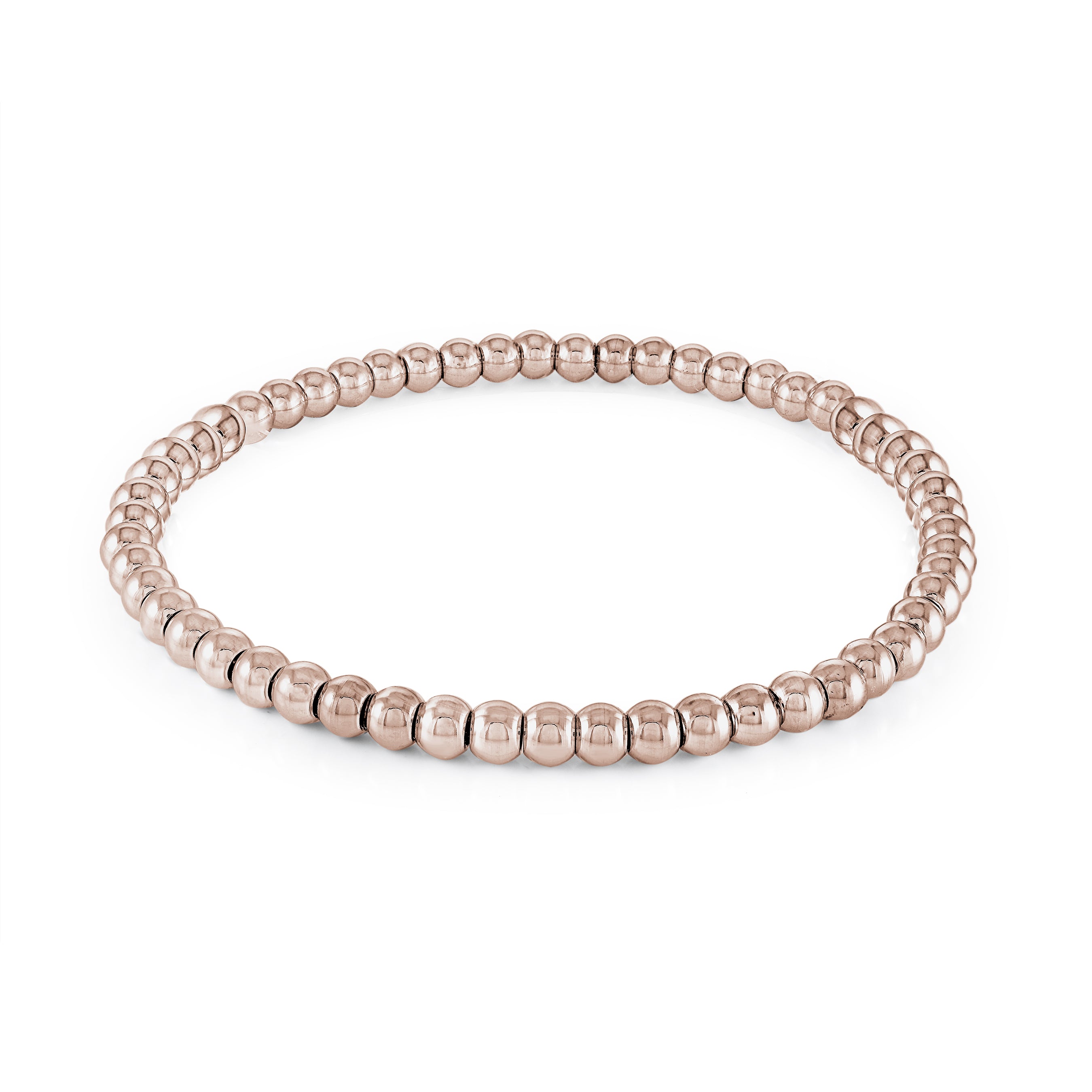 4mm Steel-Beads Stretch Bracelet