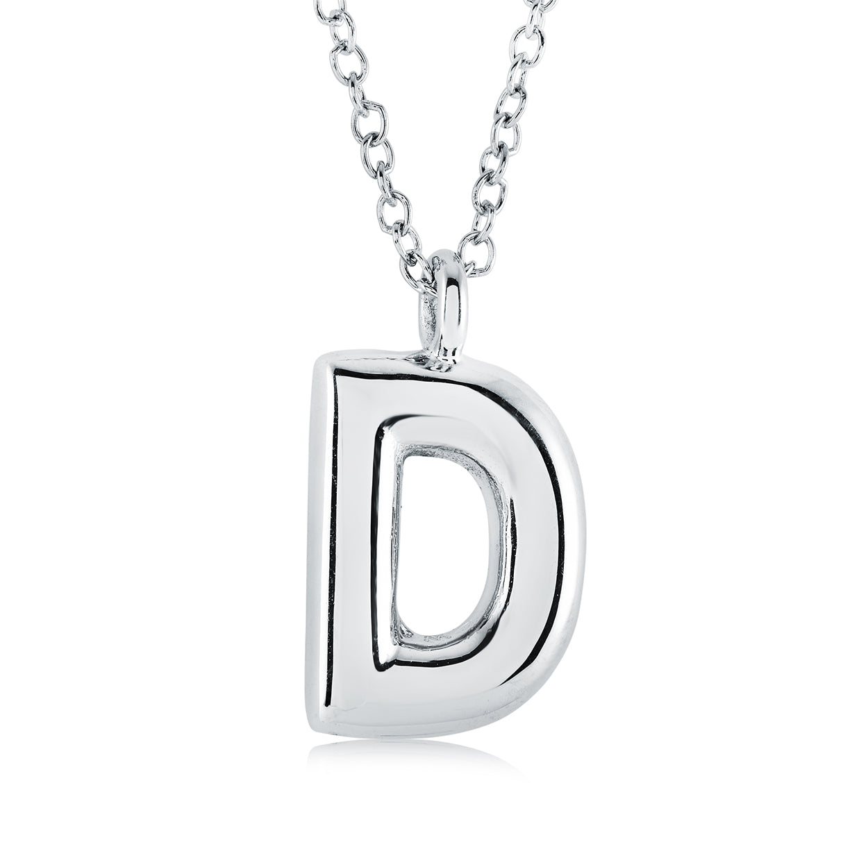 Bubble Initial Necklace