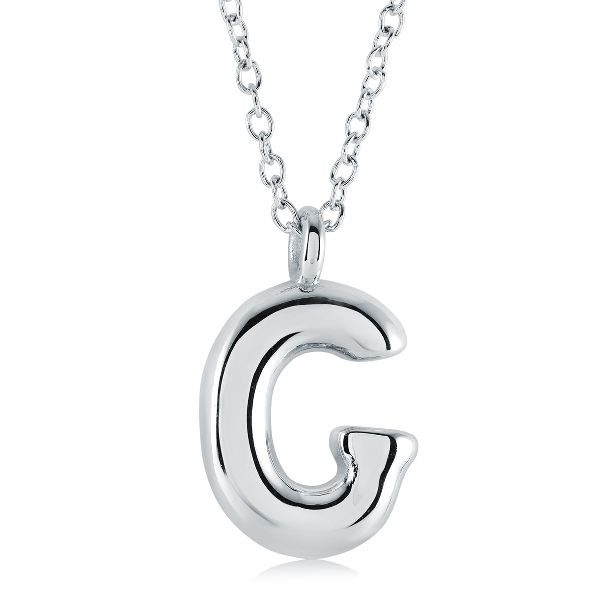 Bubble Initial Necklace