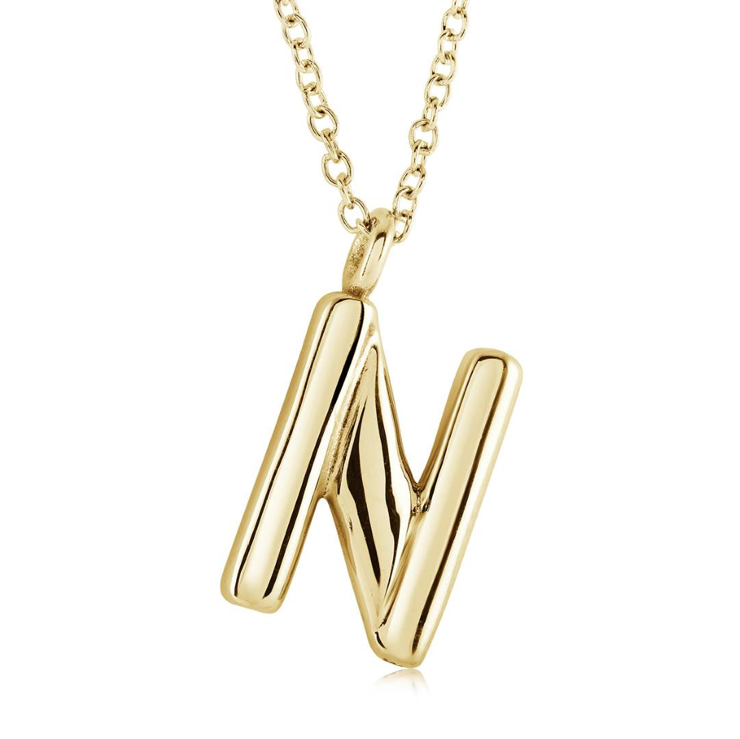 Bubble Initial Necklace