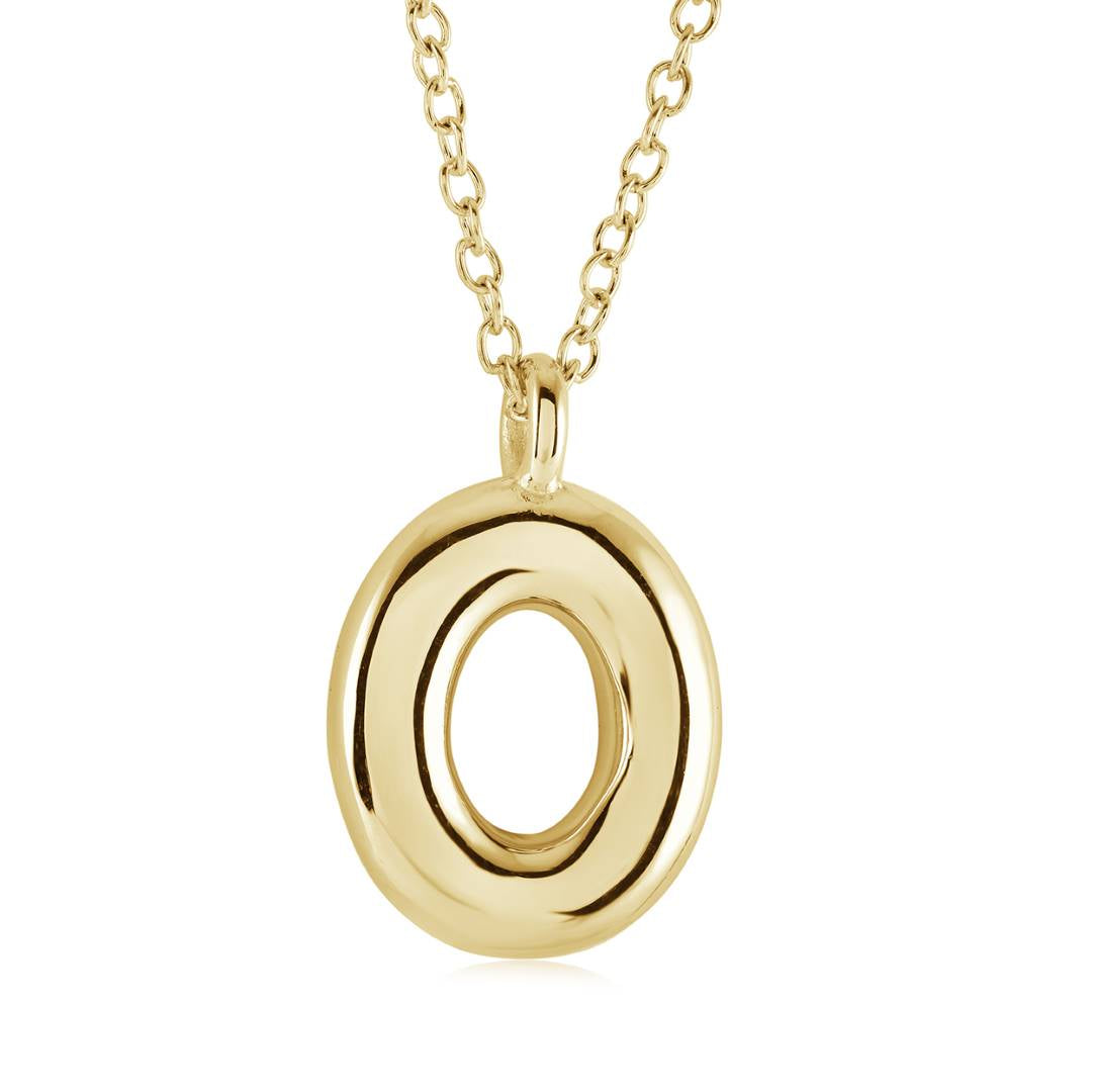 Bubble Initial Necklace