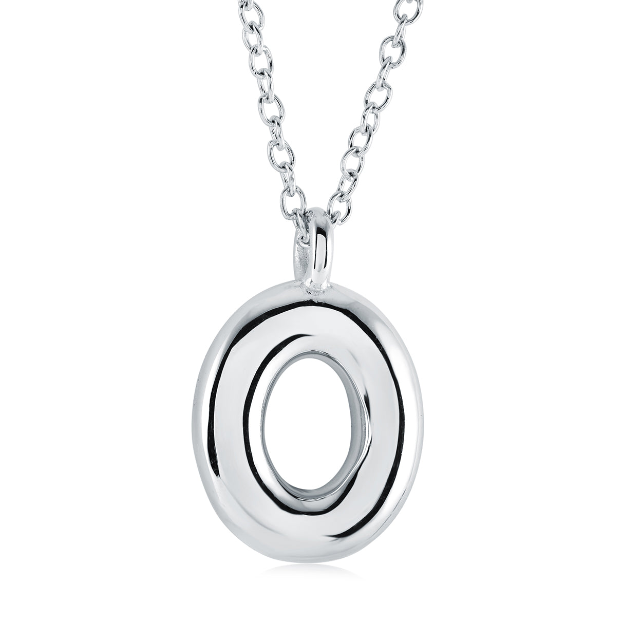 Bubble Initial Necklace