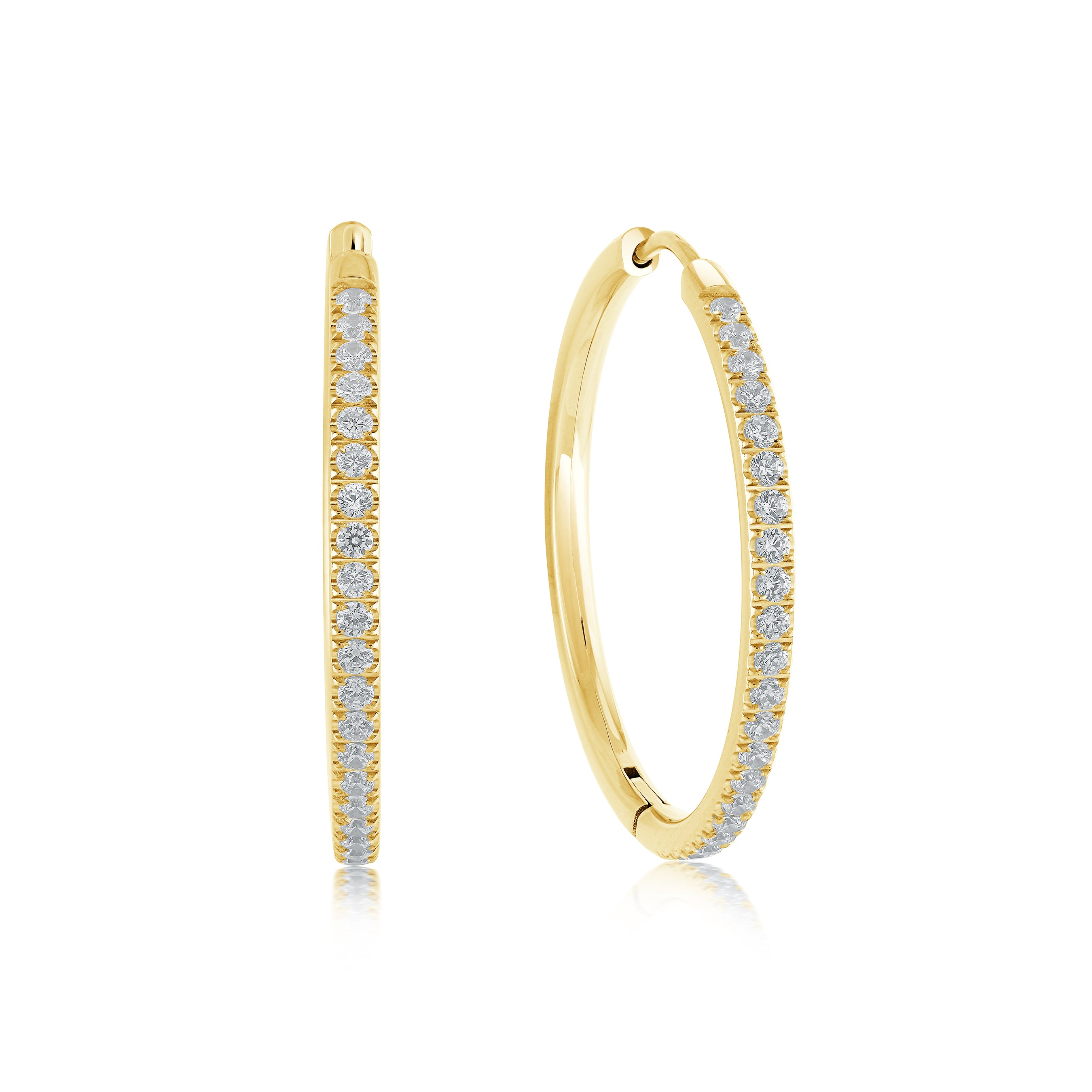 30mm Eternity Cz Hoops