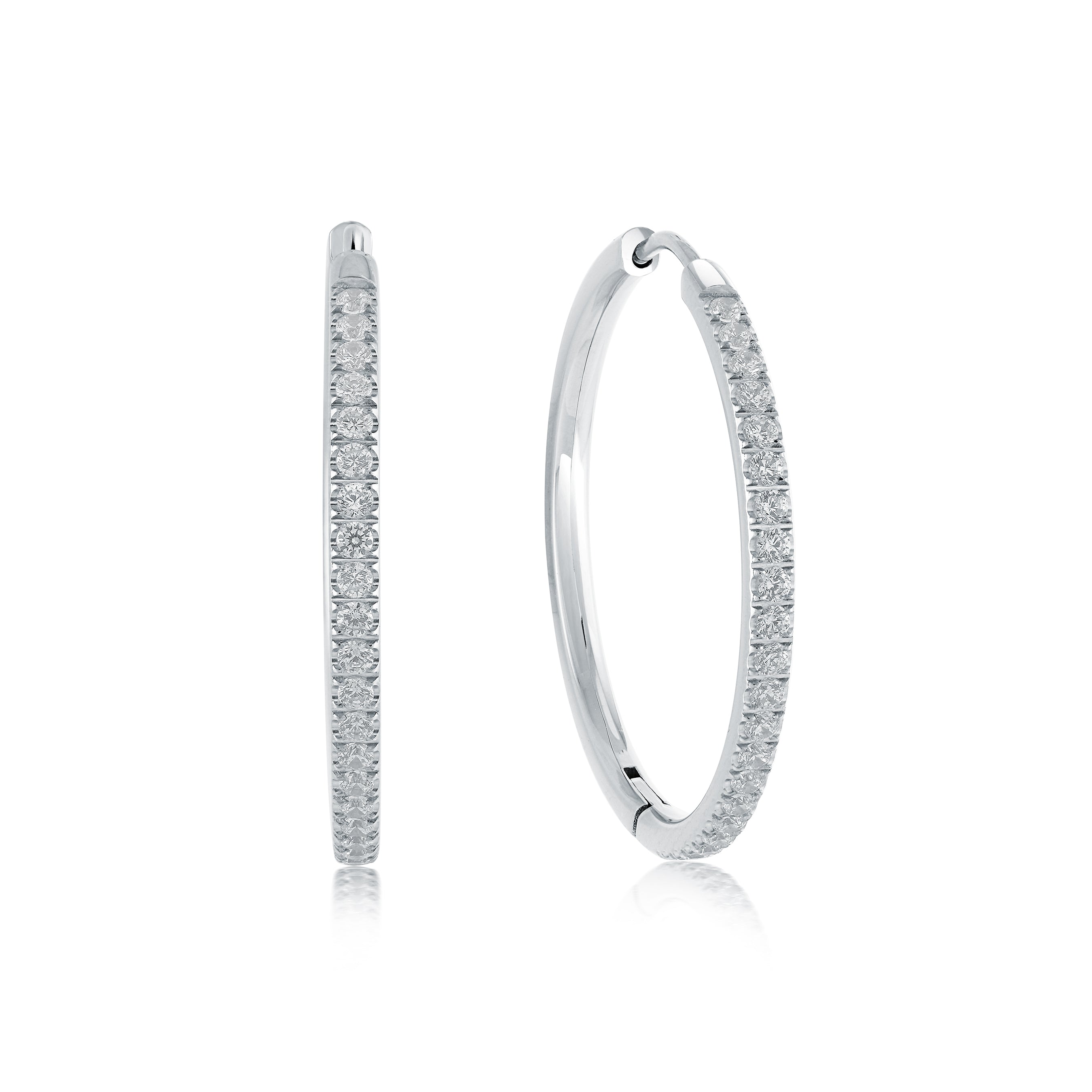 30mm Eternity Cz Hoops