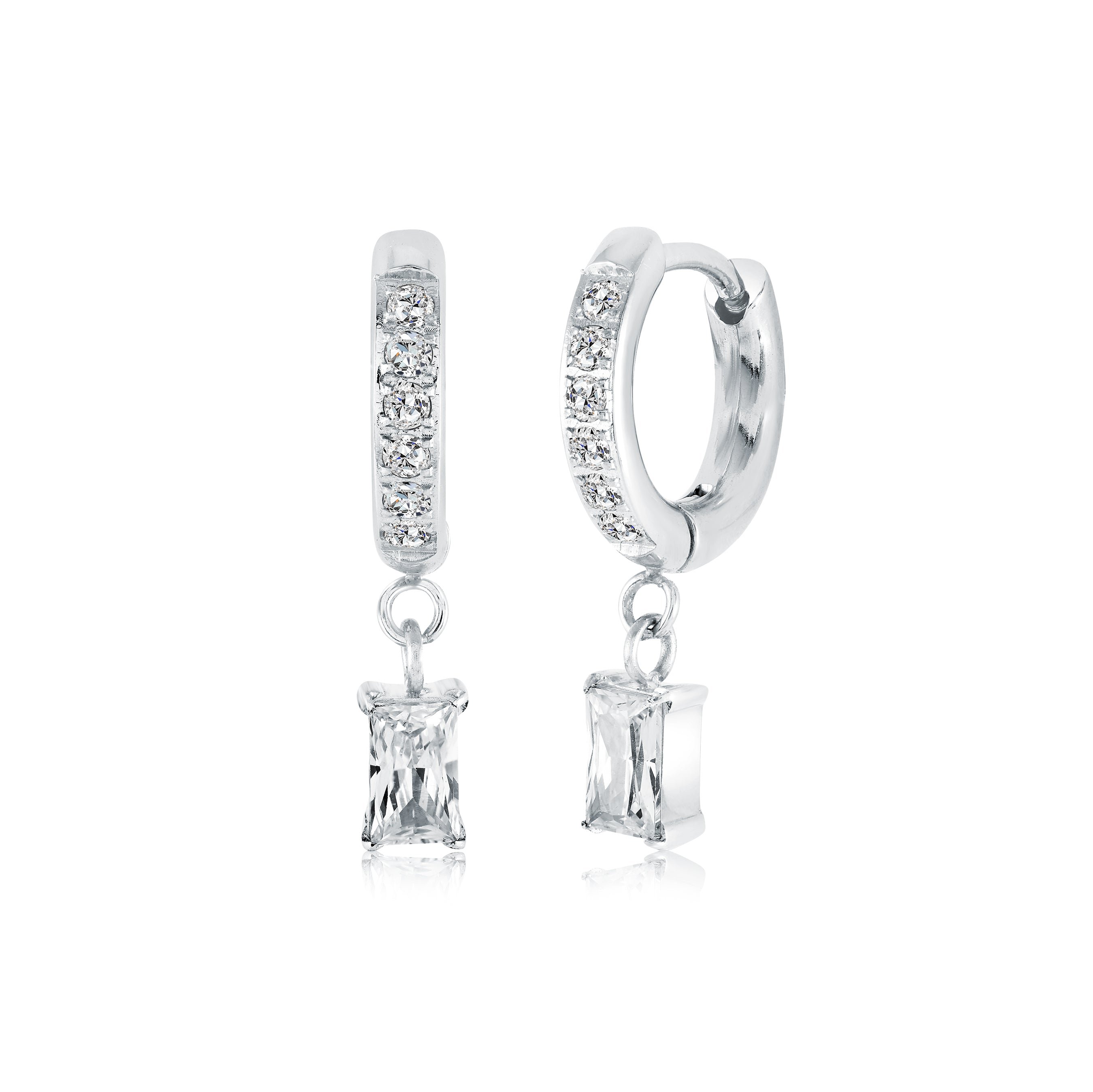 3mm Emerald Cz Dangles