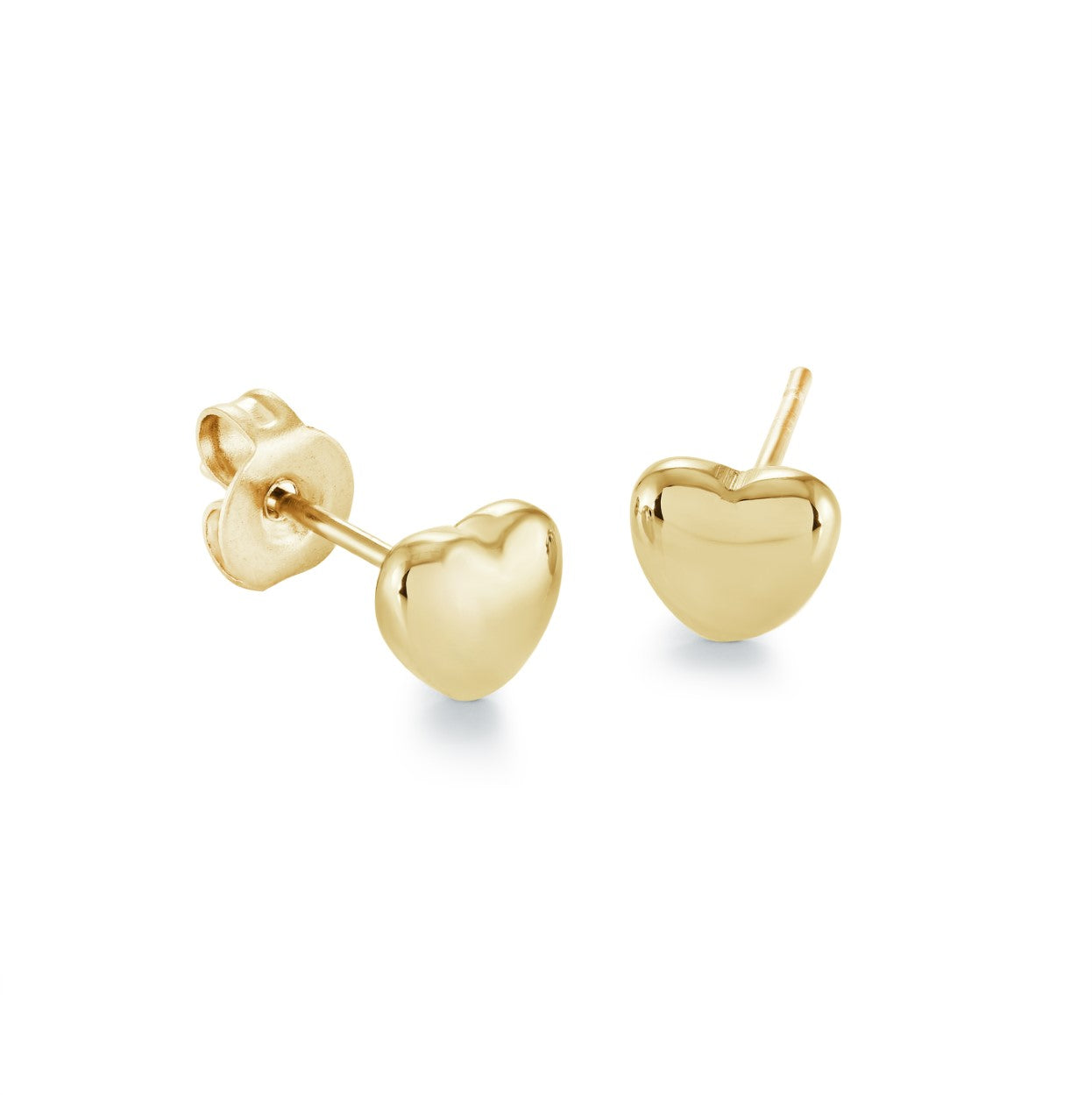 Mini Puff Heart Earrings
