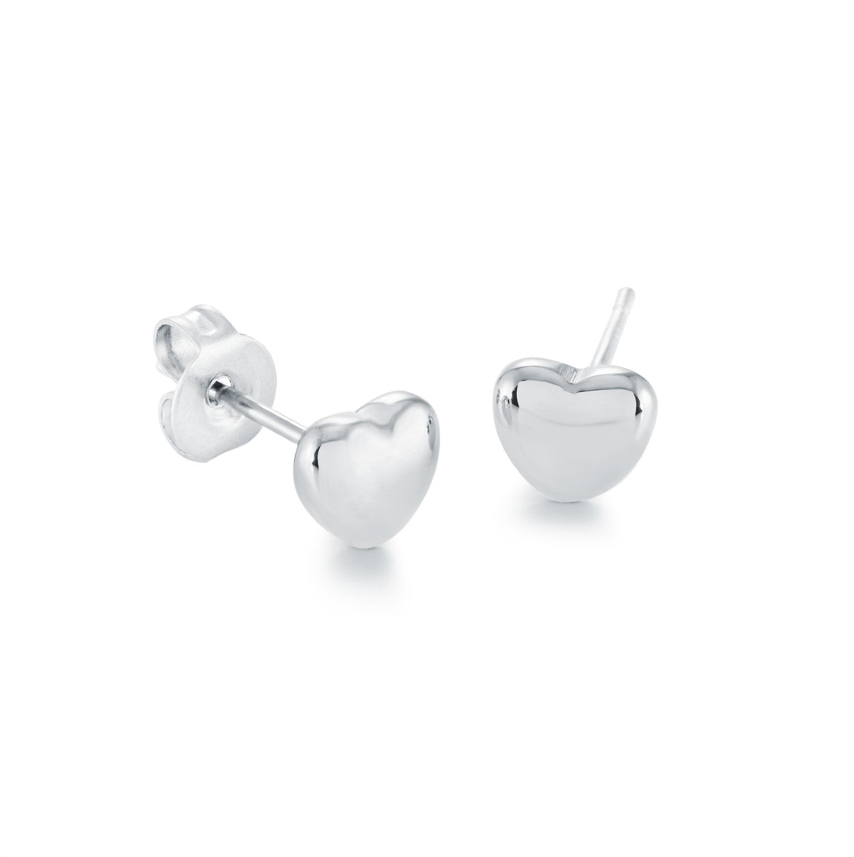 Mini Puff Heart Earrings