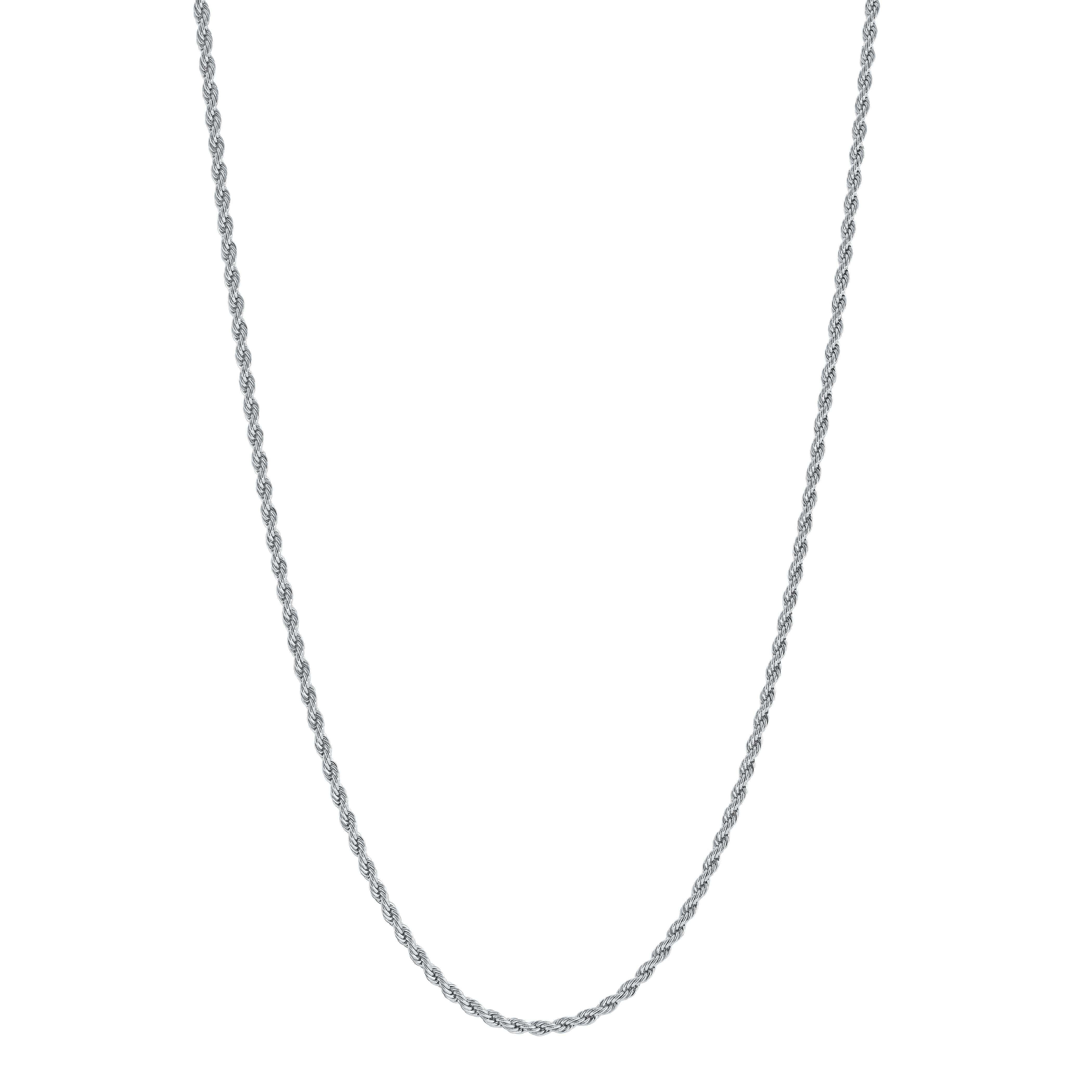 2mm Rope Link Chain Necklace