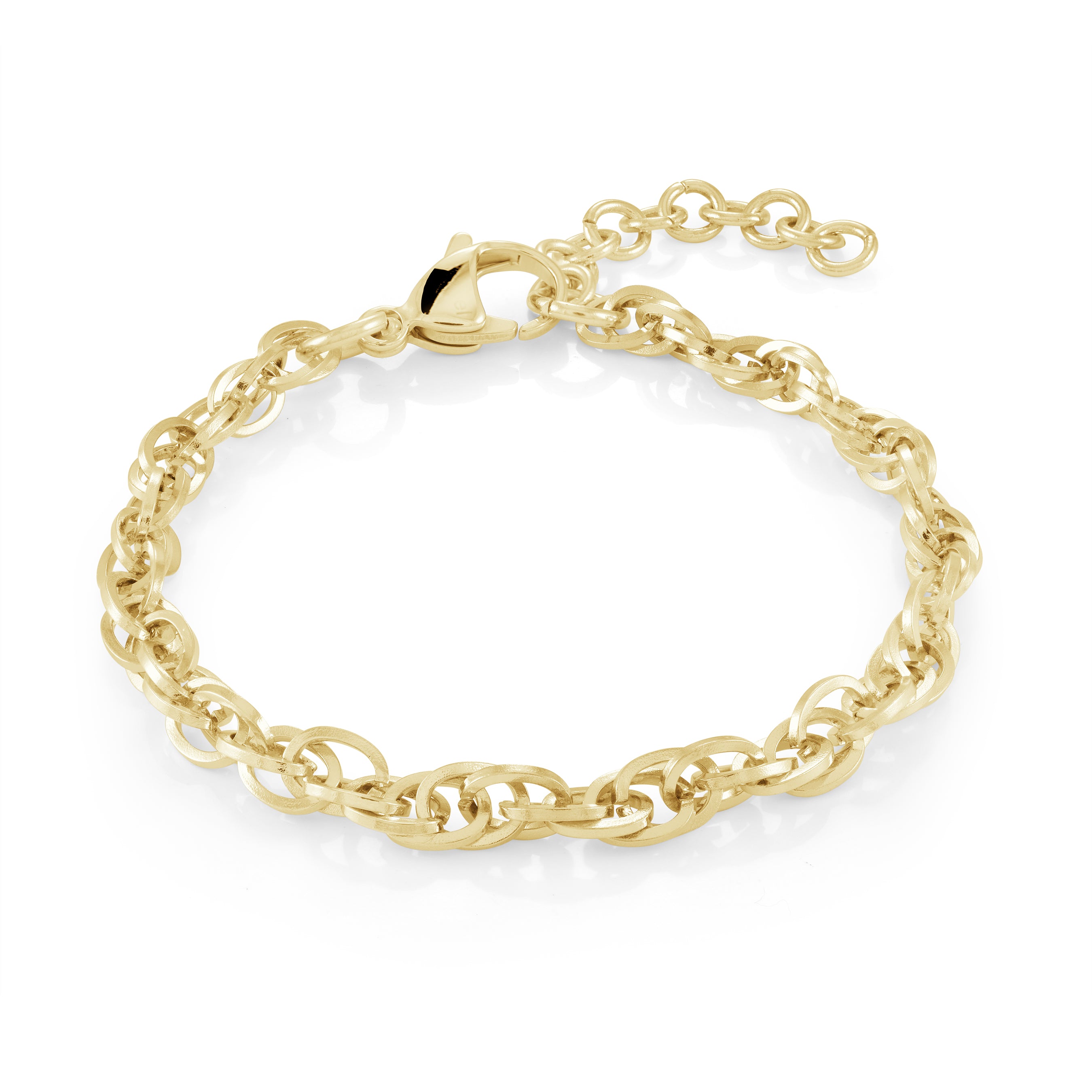 4.5mm Serpentine Twist Adjustable Bracelet