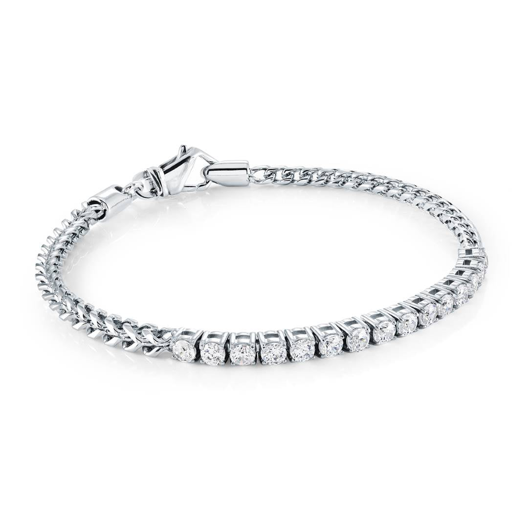 3mm Franco & Tennis Bracelet