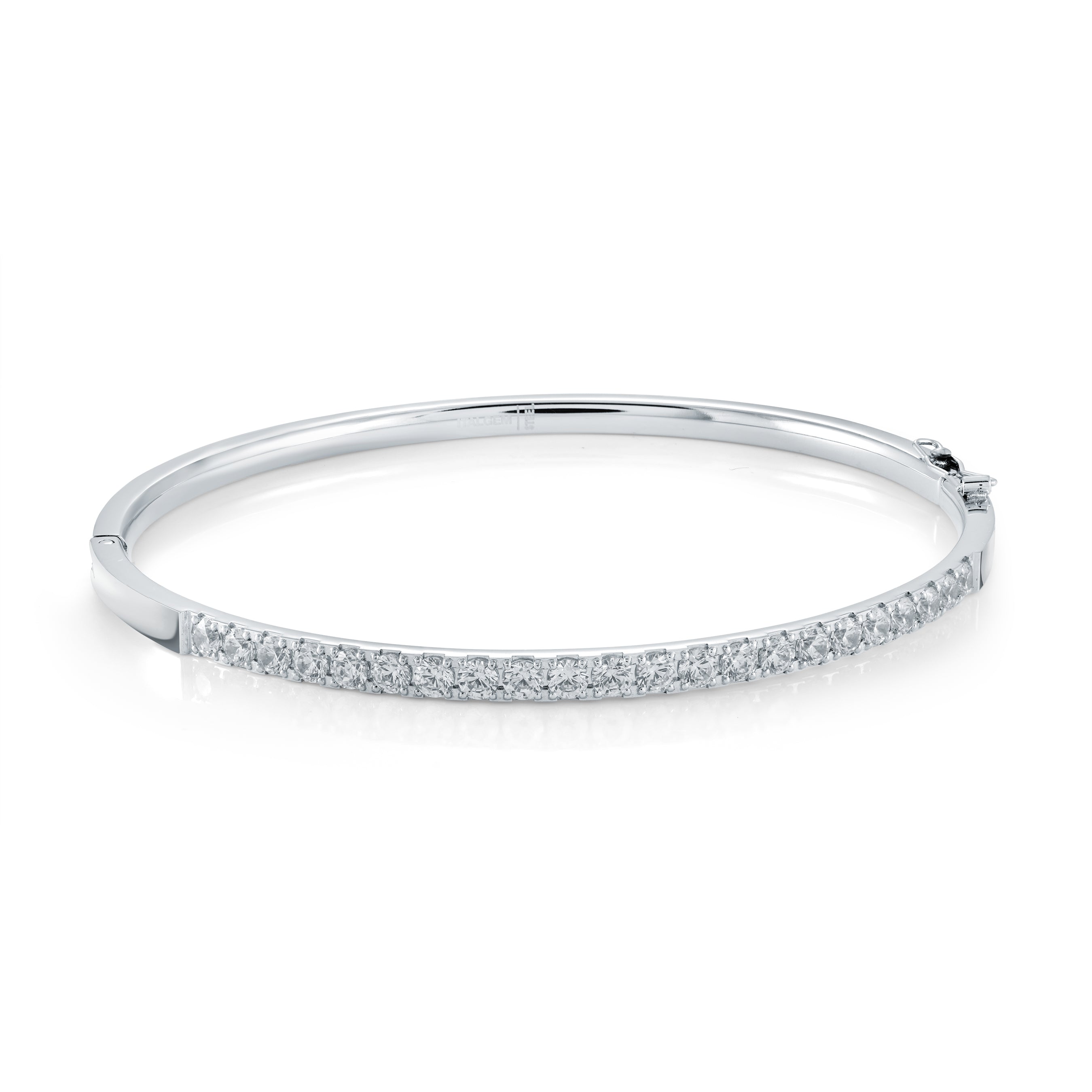 Eternity Cz Bangle Bracelet