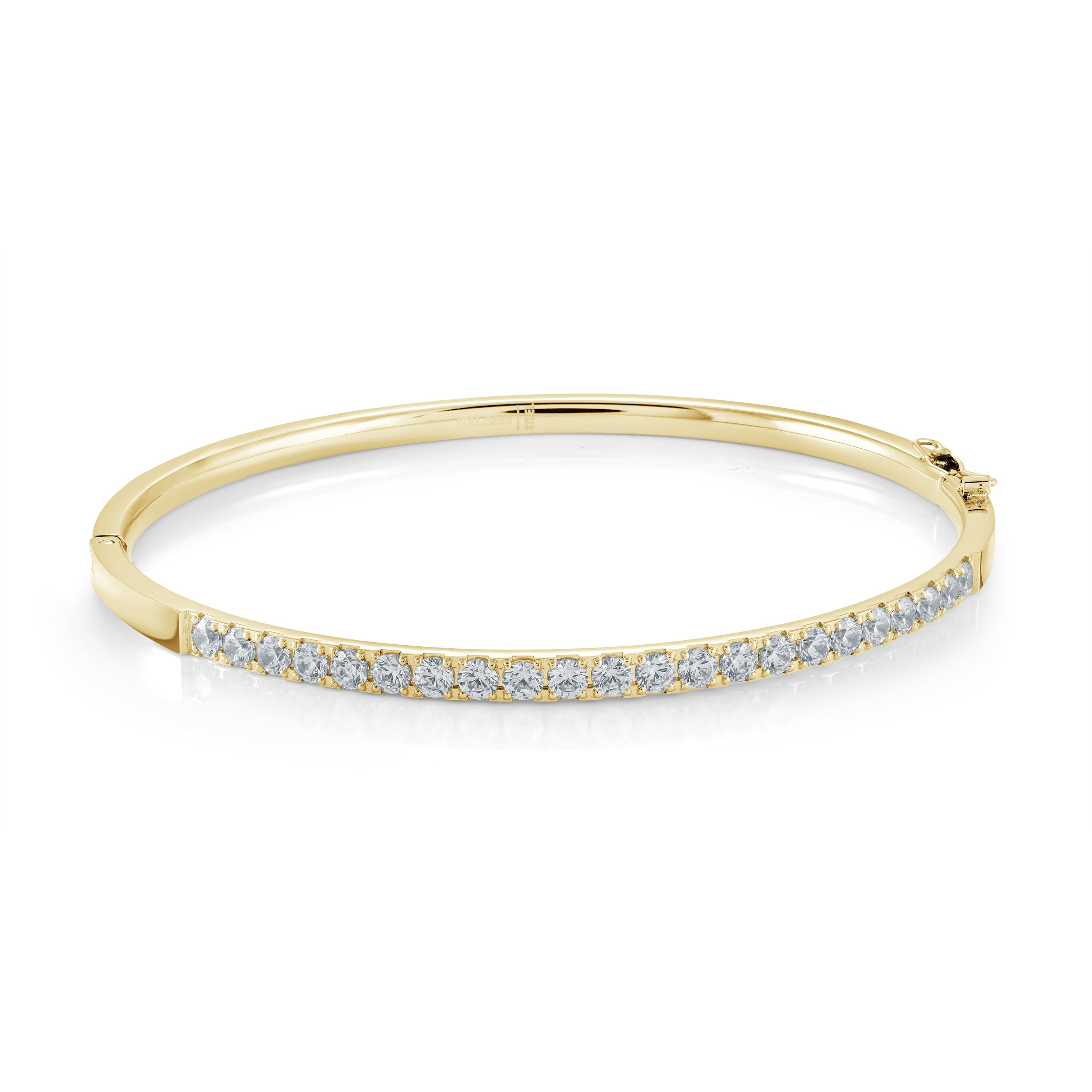 Eternity Cz Bangle Bracelet