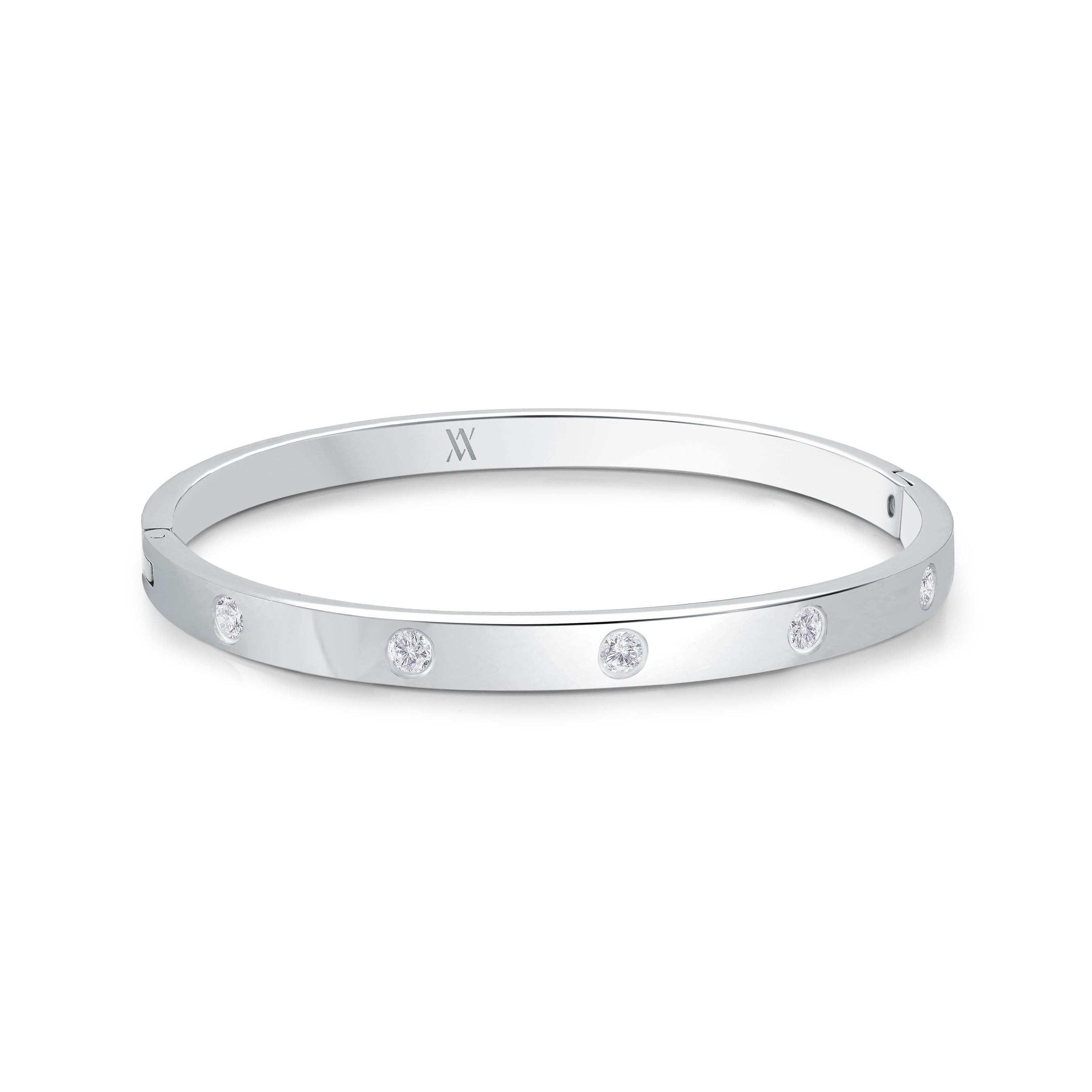 5mm Cz Bangle Bracelet