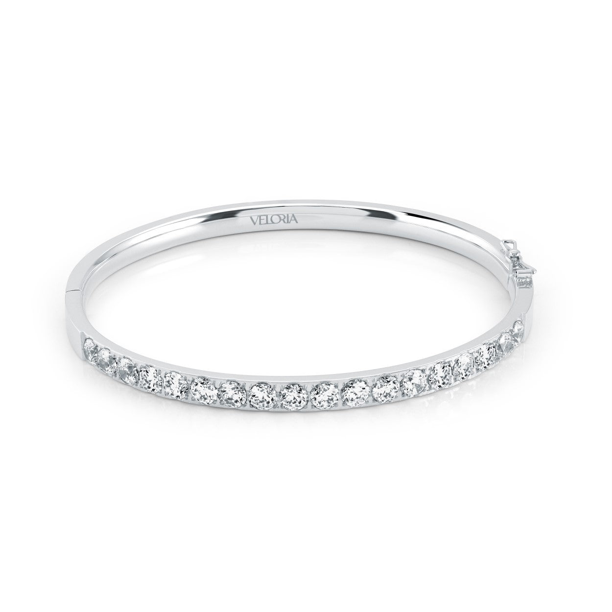 4mm White-Cz Bangle