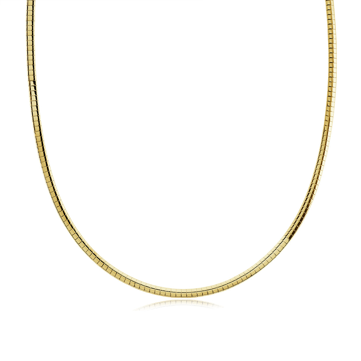 4mm Omega Link Necklace