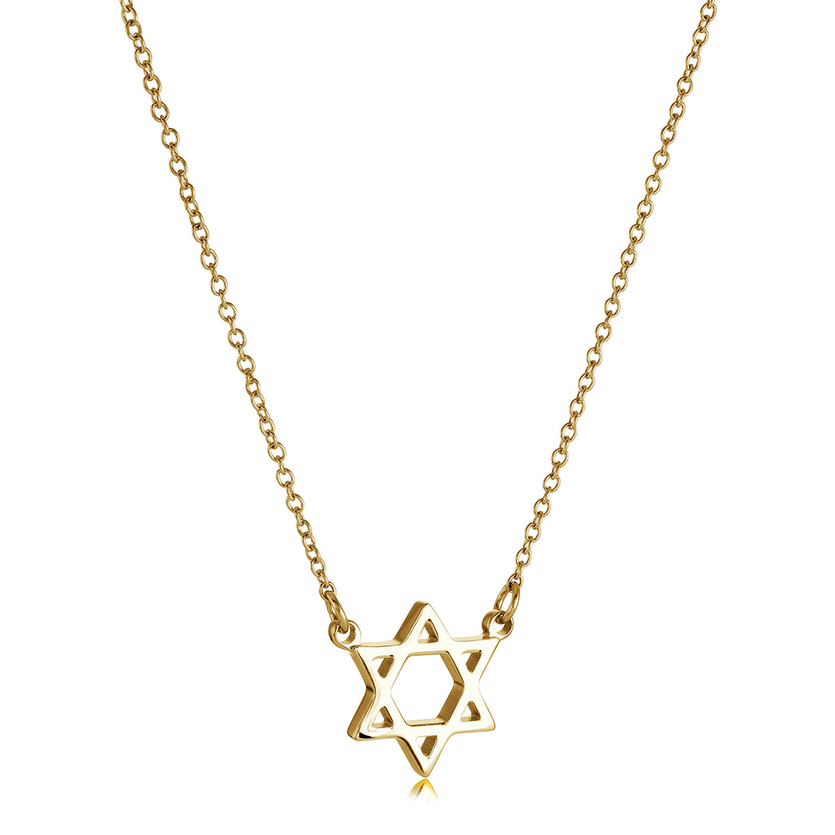 14mm Star of David Necklace