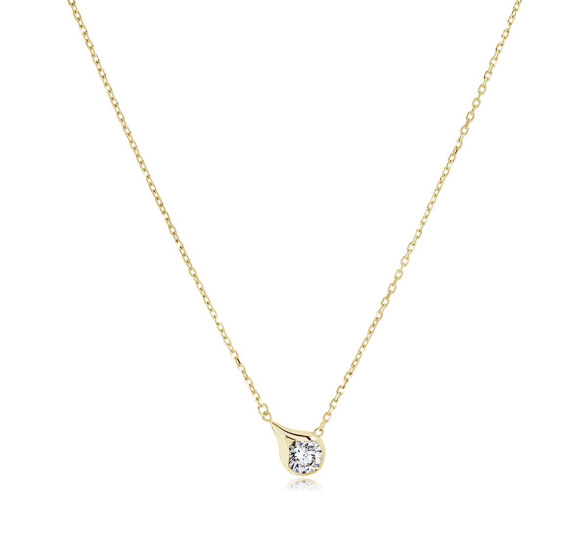 7mm Teardrop Necklace