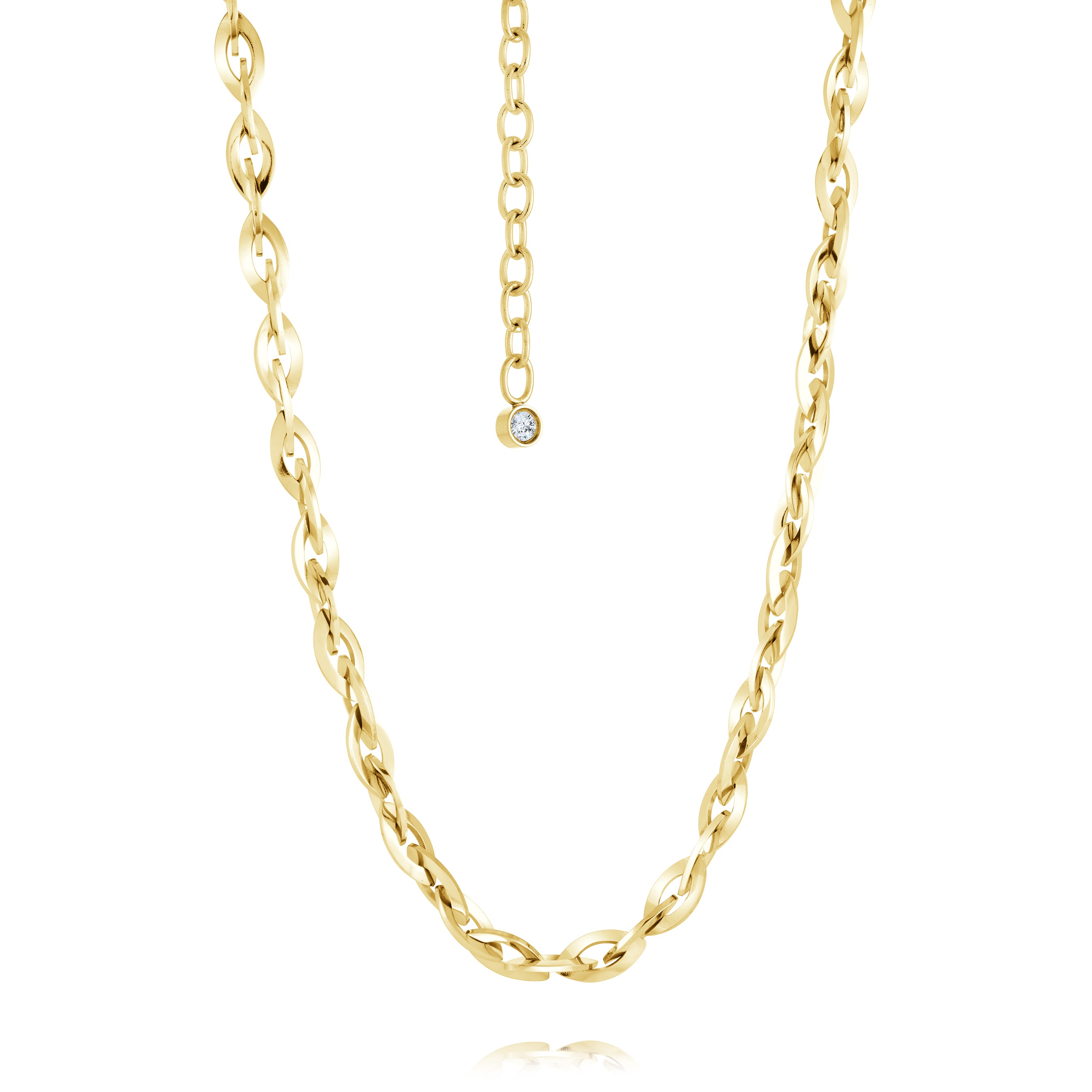 Evil Eye Chain Cz Necklace