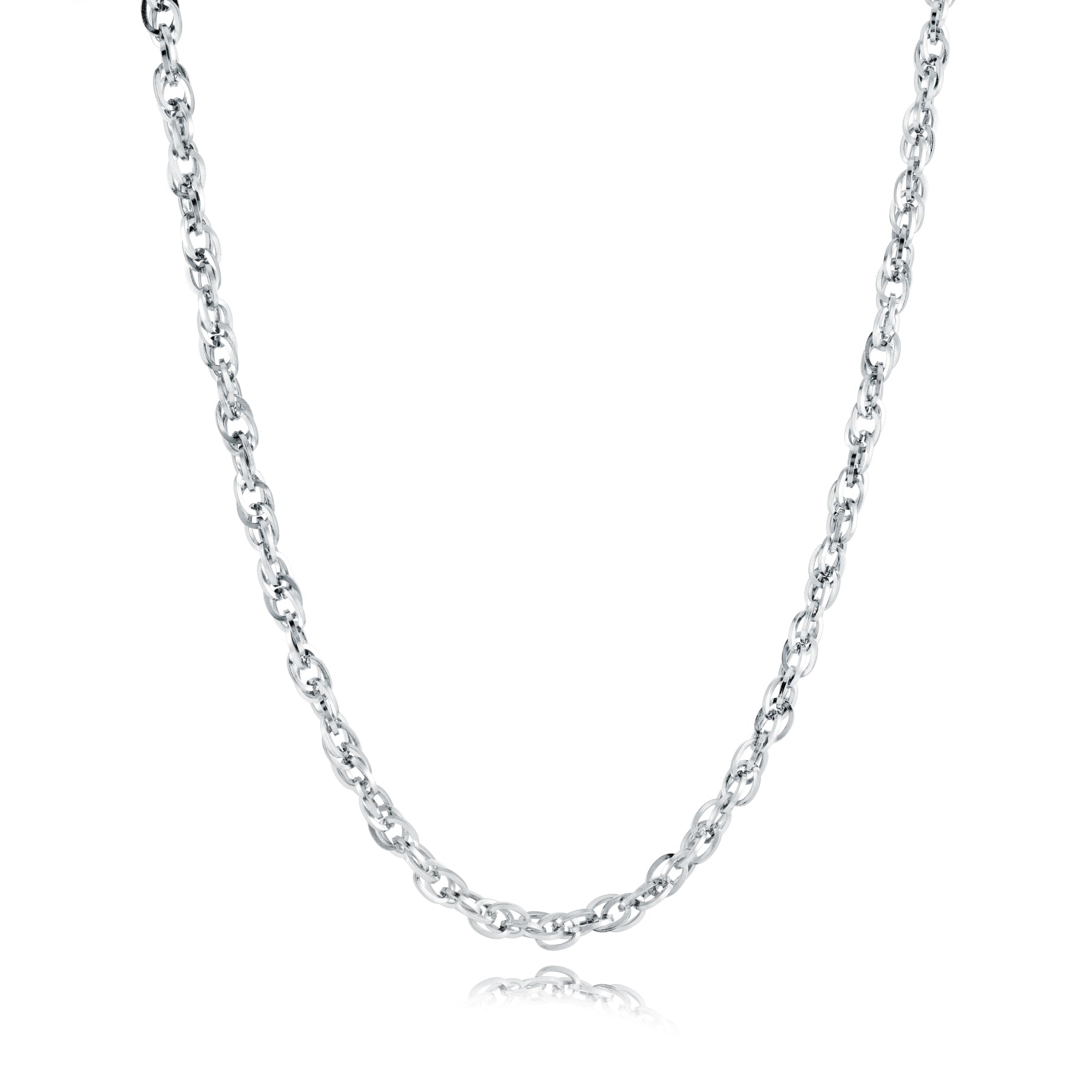4.5mm Serpentine Twist Chain Necklace