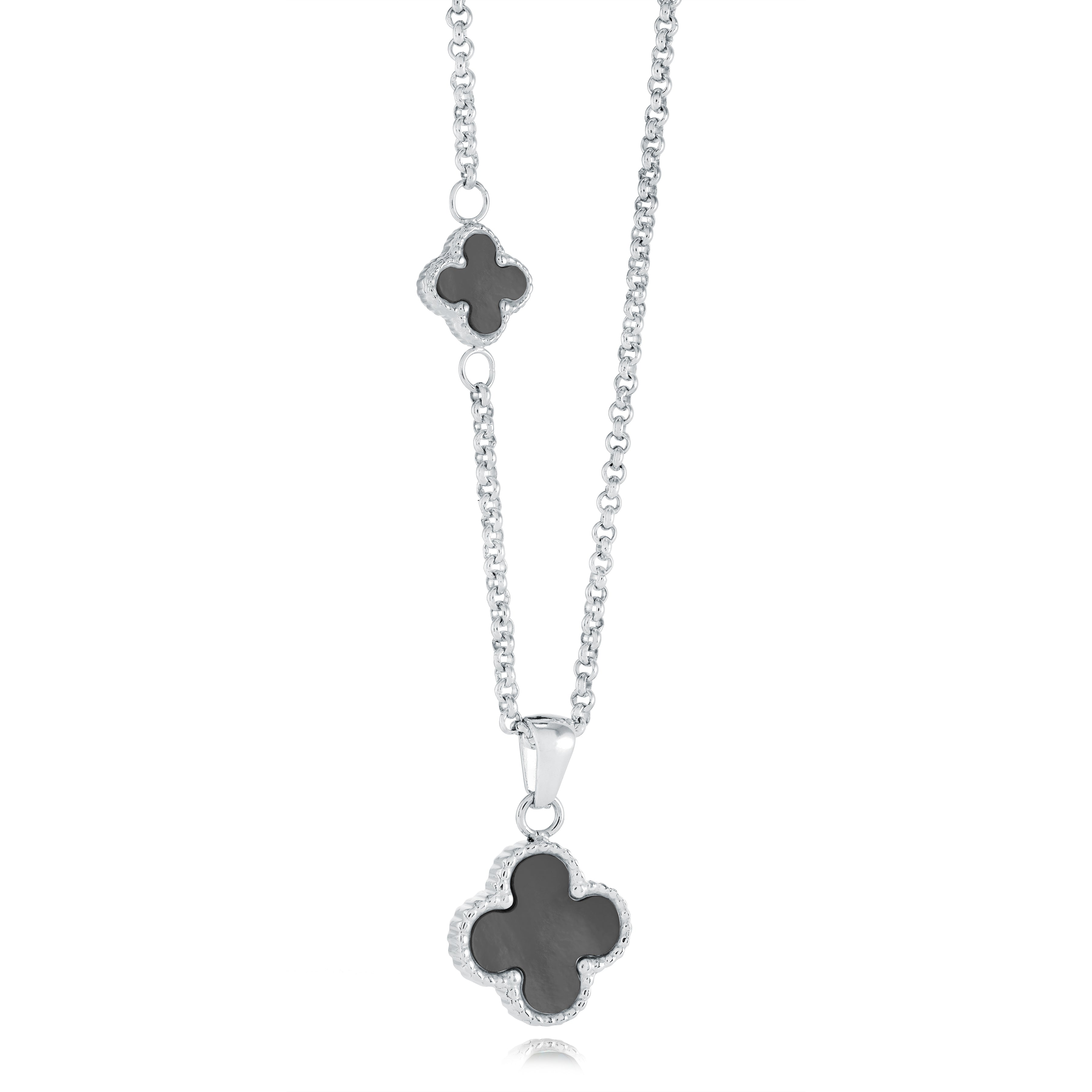 15mm Reversible Lucky-Clover Necklace