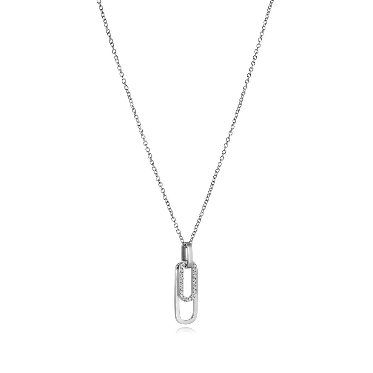Oval Cz Necklace
