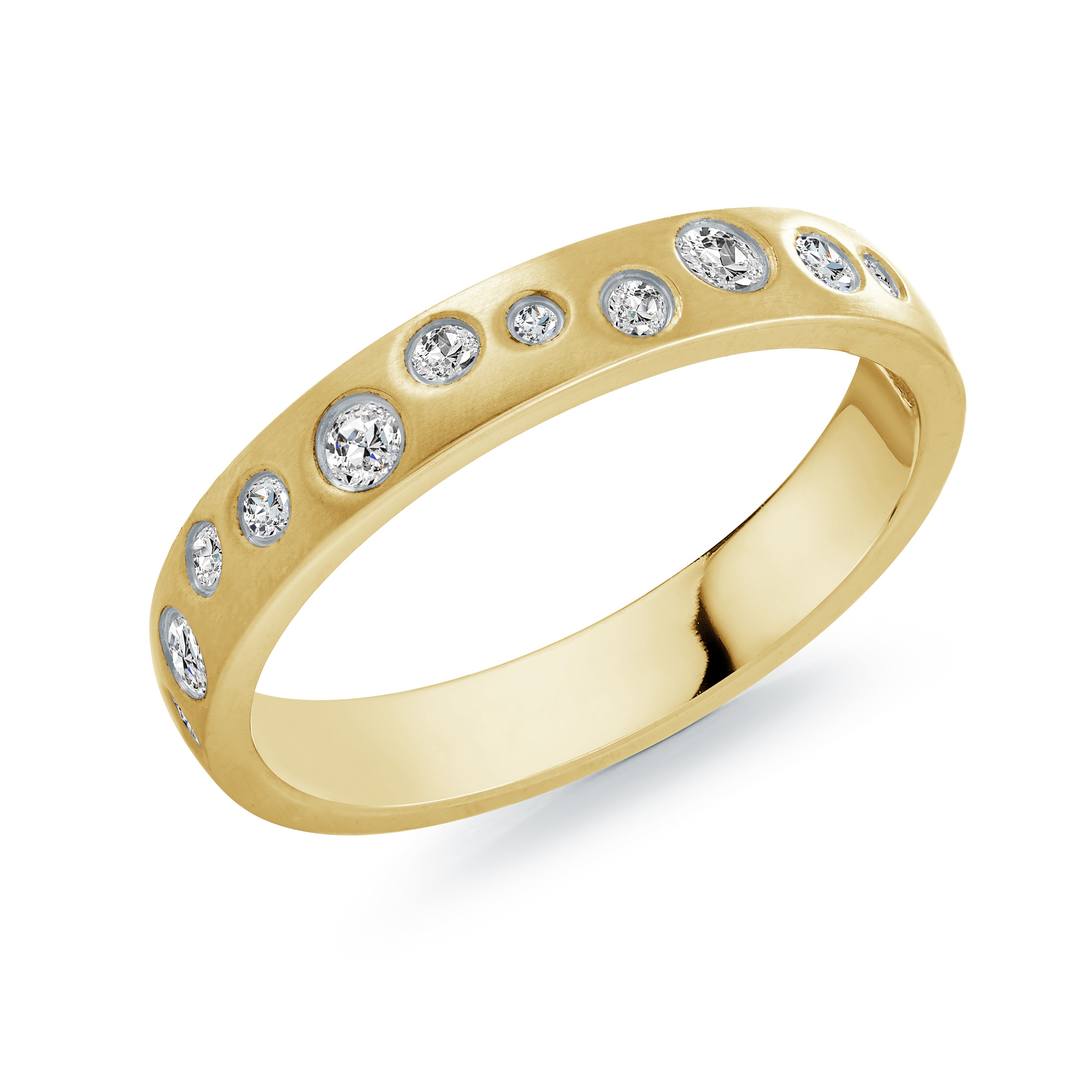 Multi Cz Asymetrical Ring