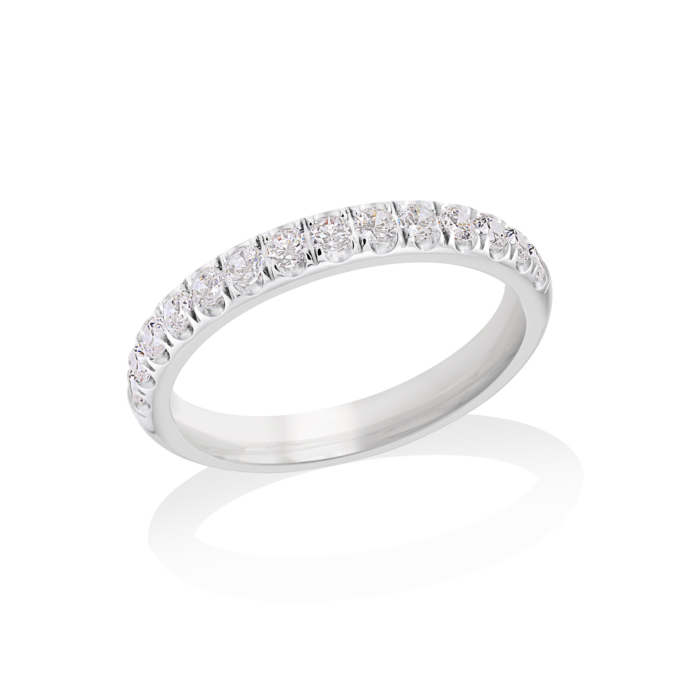 Semi Eternity Cz Ring
