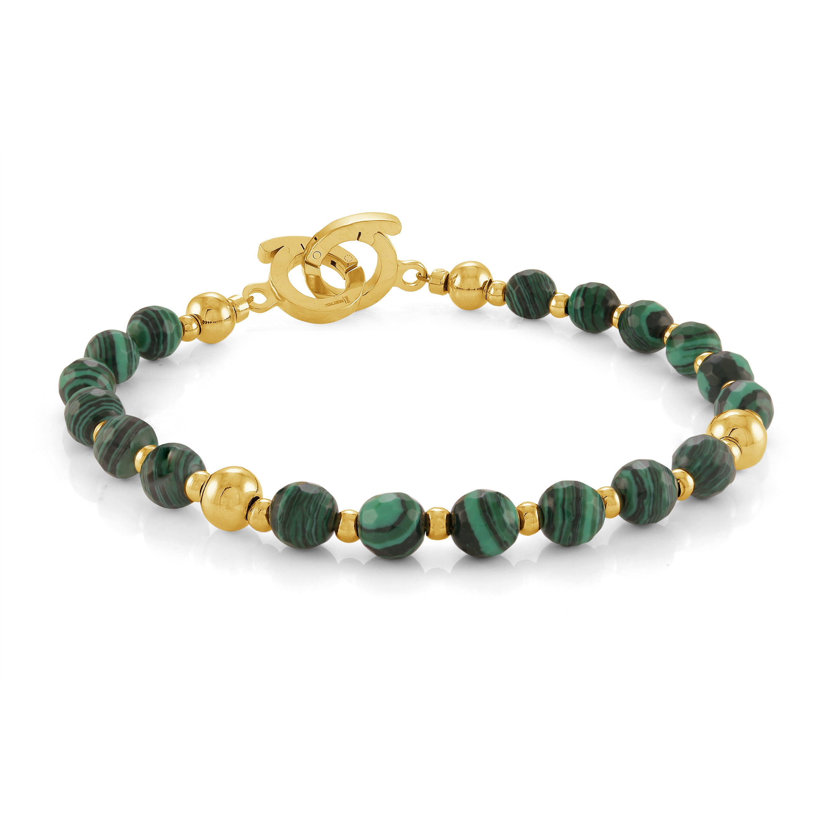 Malachite Bead Bracelet