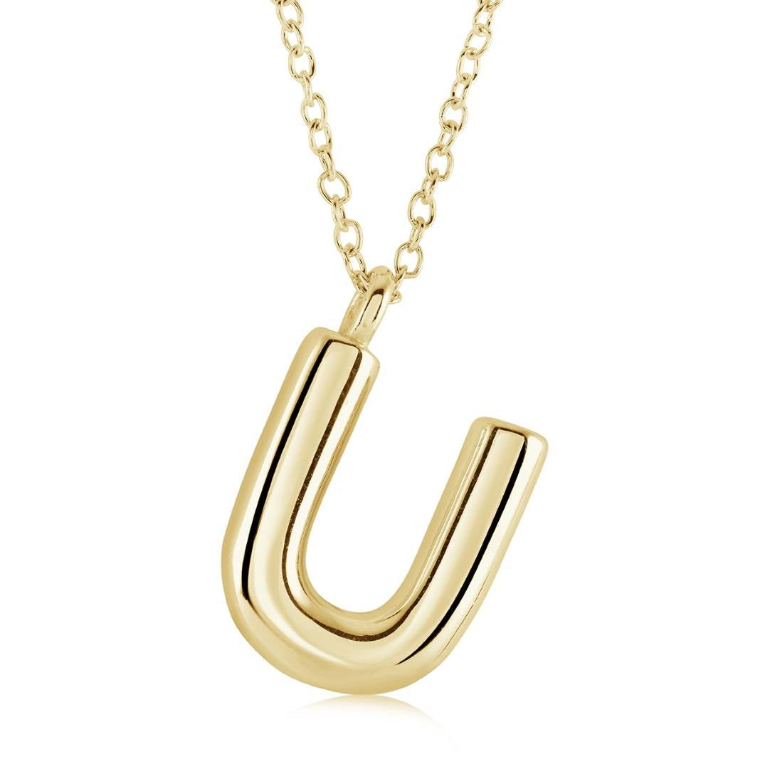 Bubble Initial Necklace