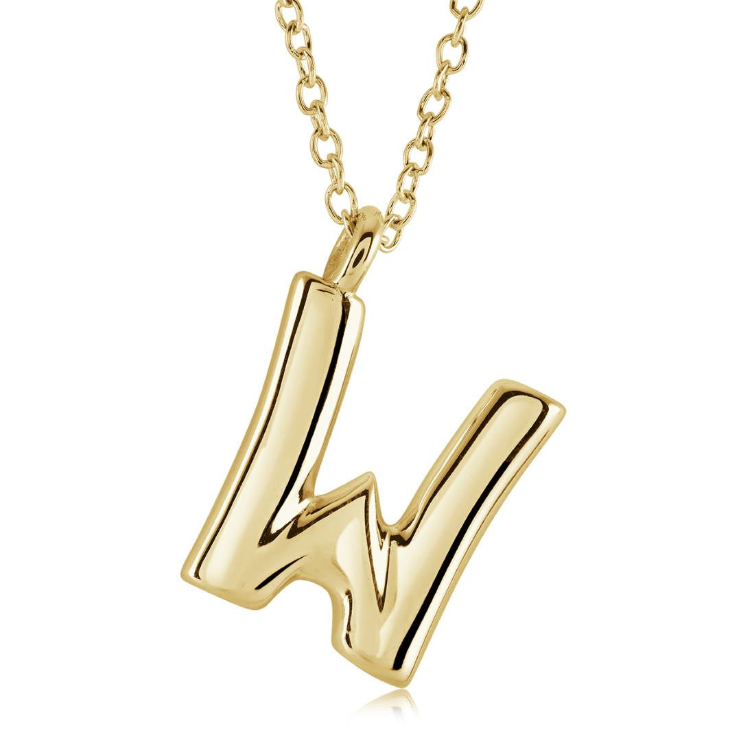 Bubble Initial Necklace