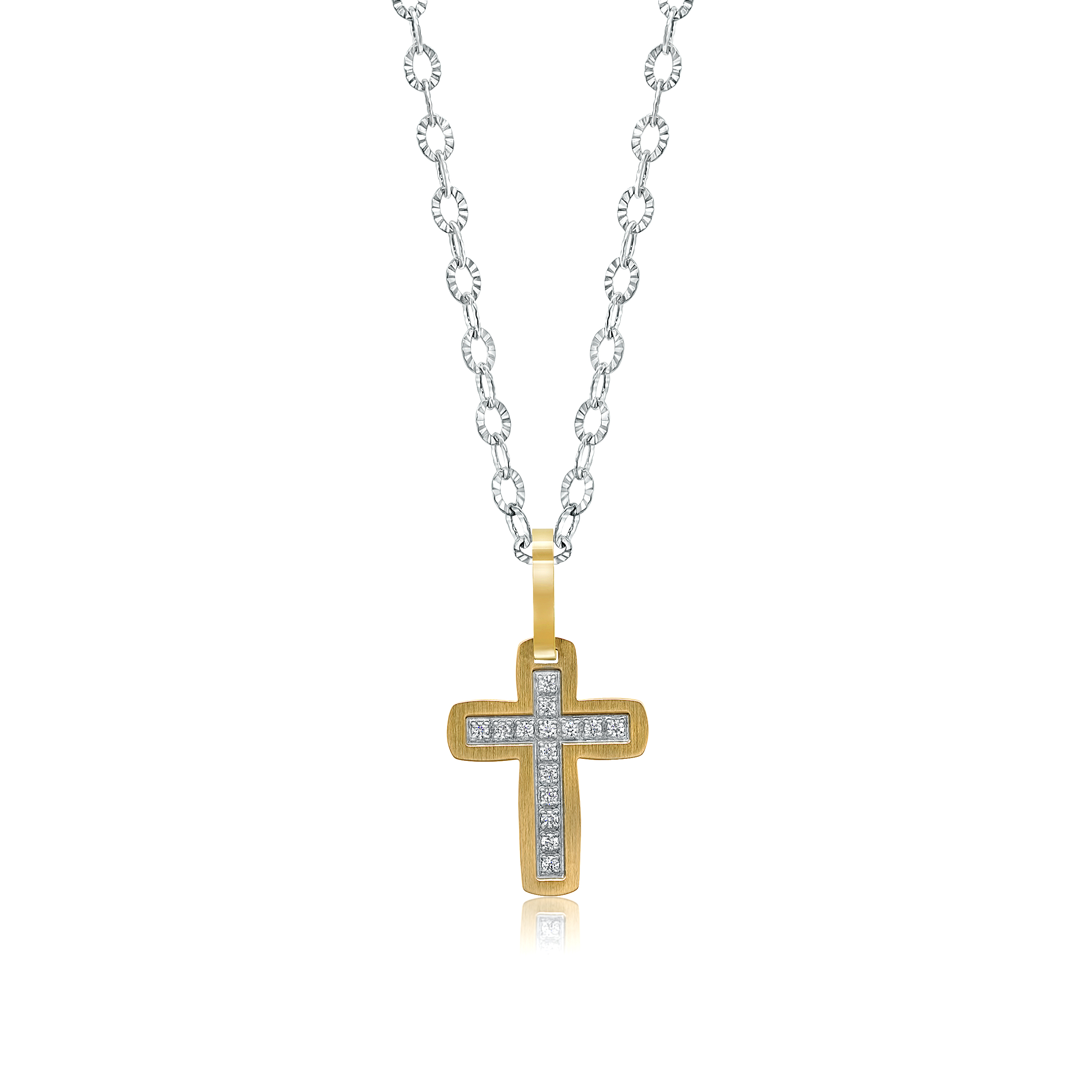 Cz Cross Necklace