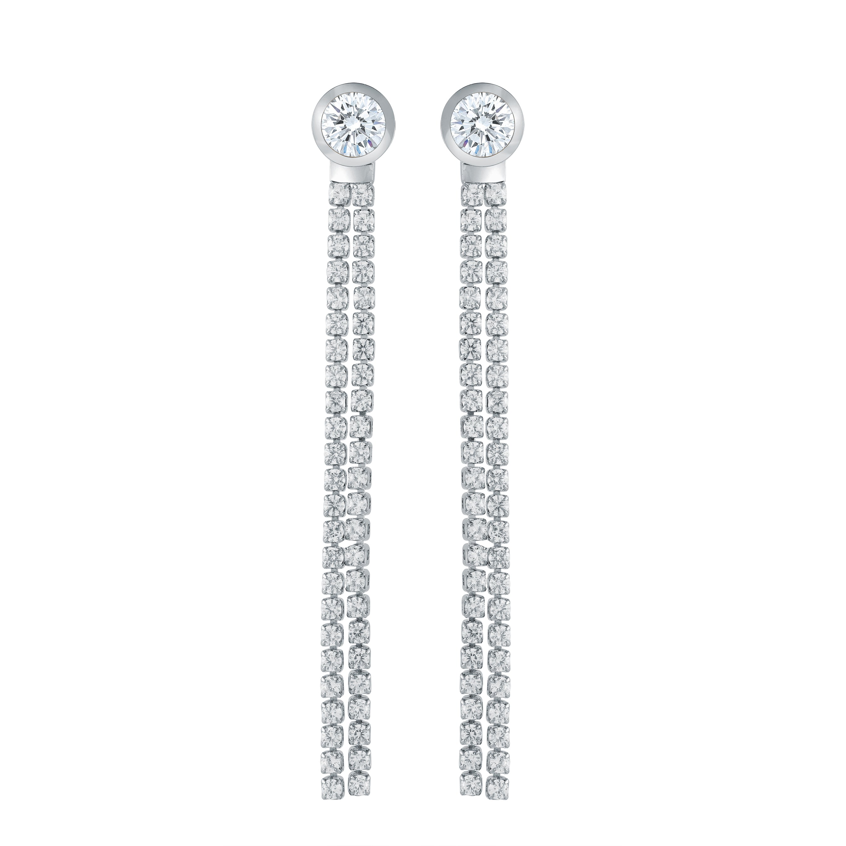 Chandelier Cz Earrings