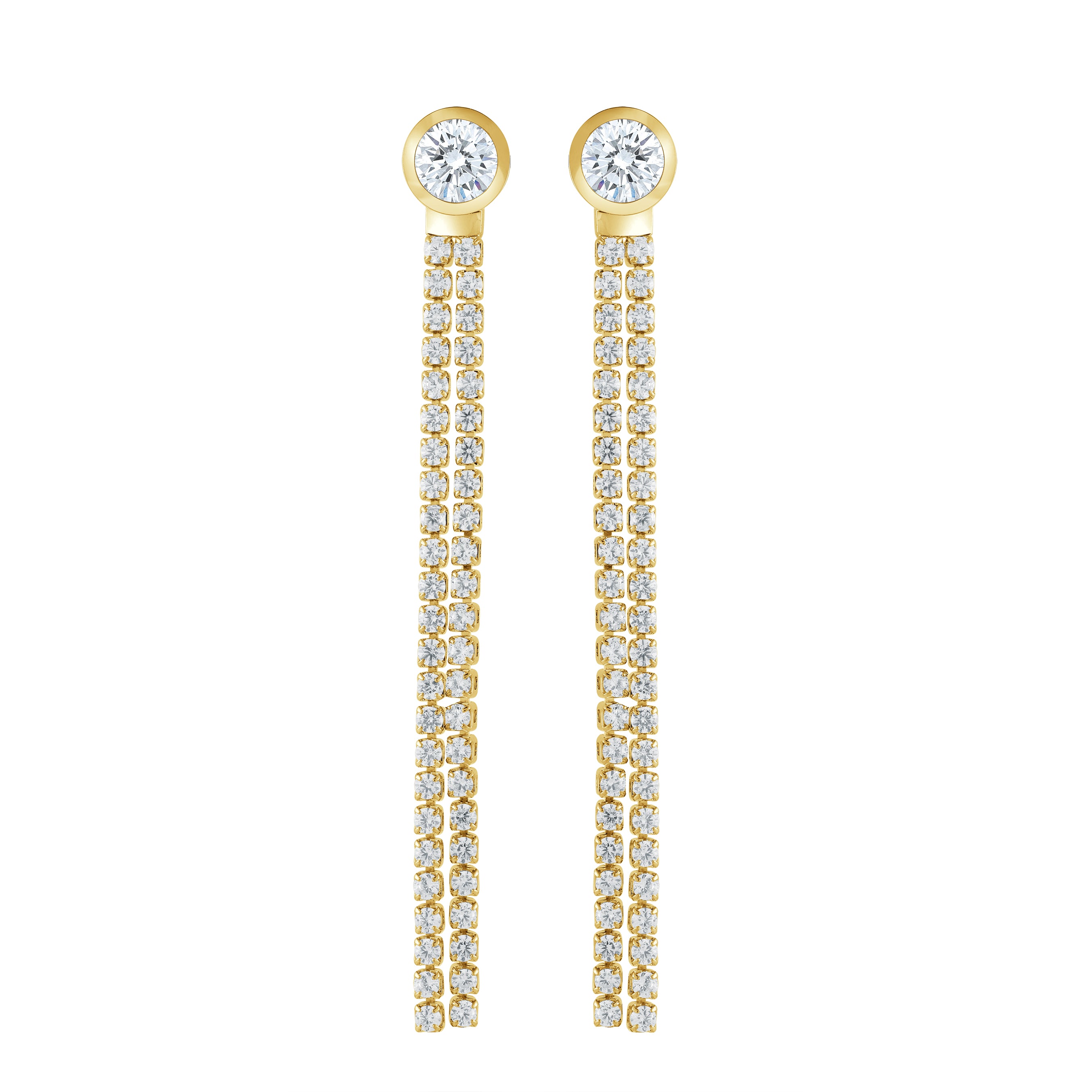 Chandelier Cz Earrings