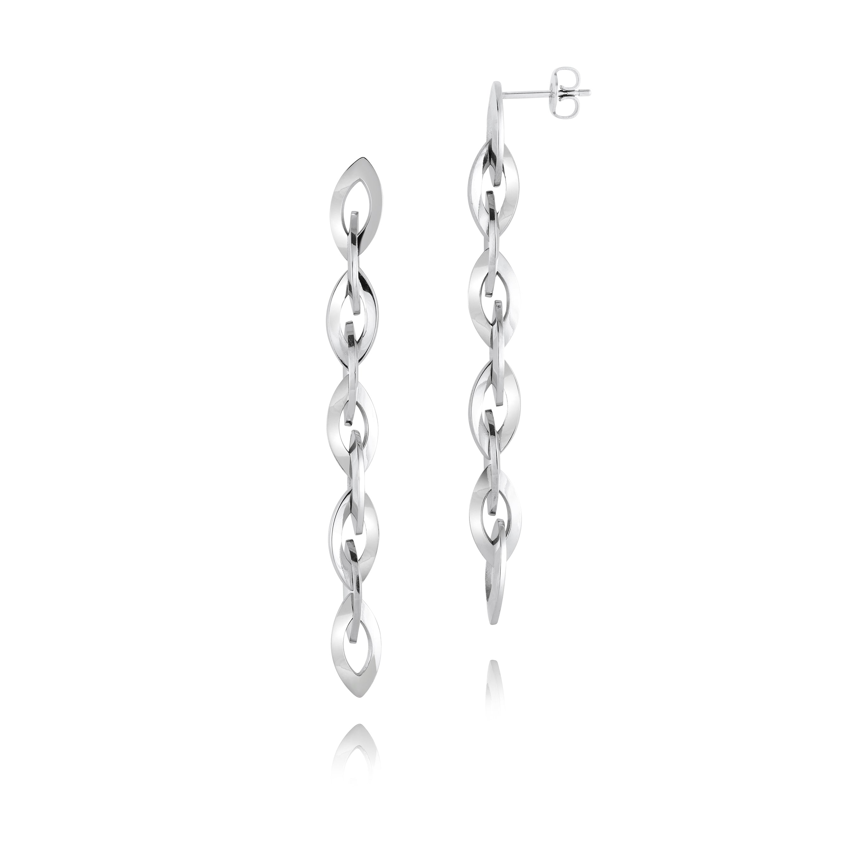 Stud Back Chandelier Earrings