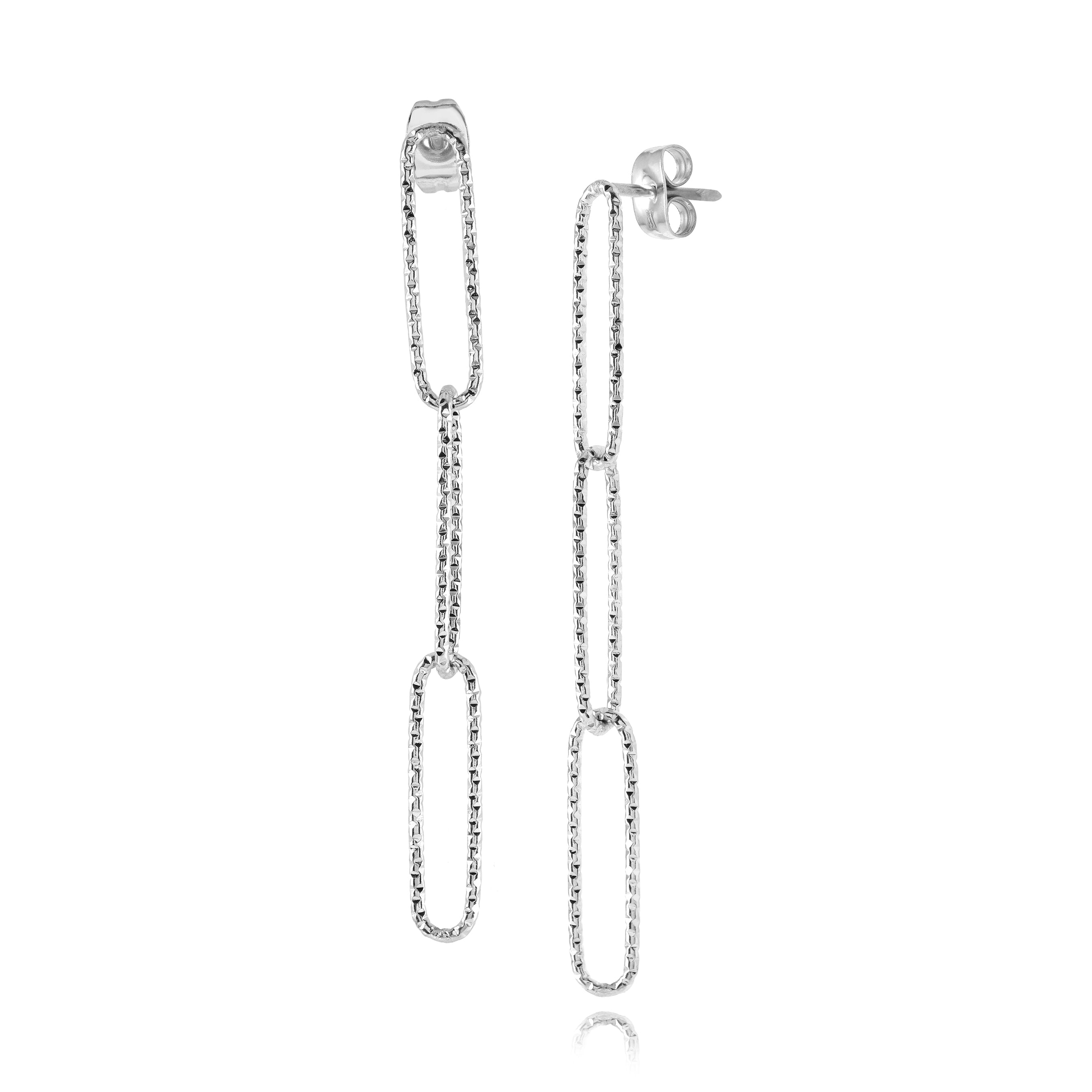 Sparkle Oval Dangles