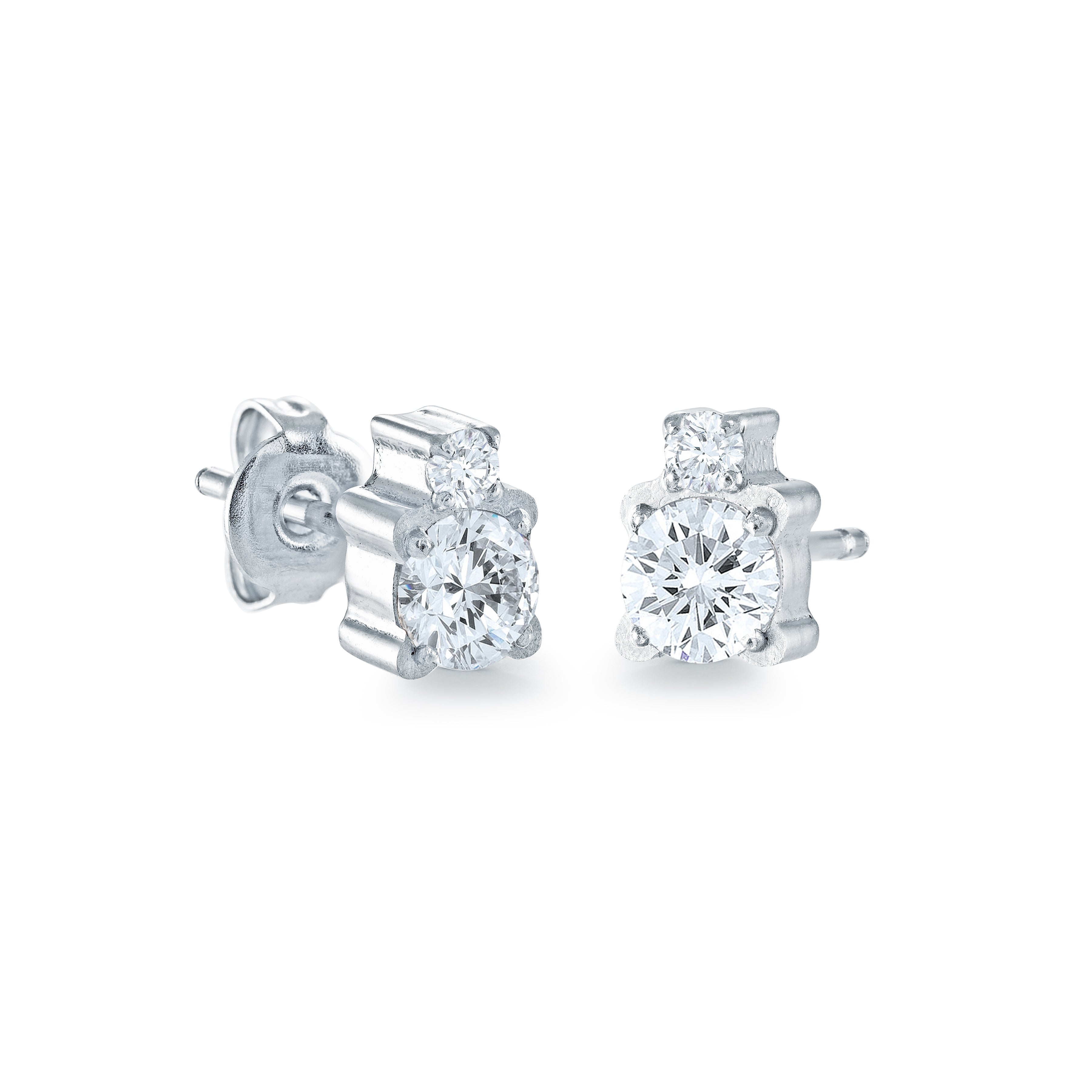 Double Cz Studs