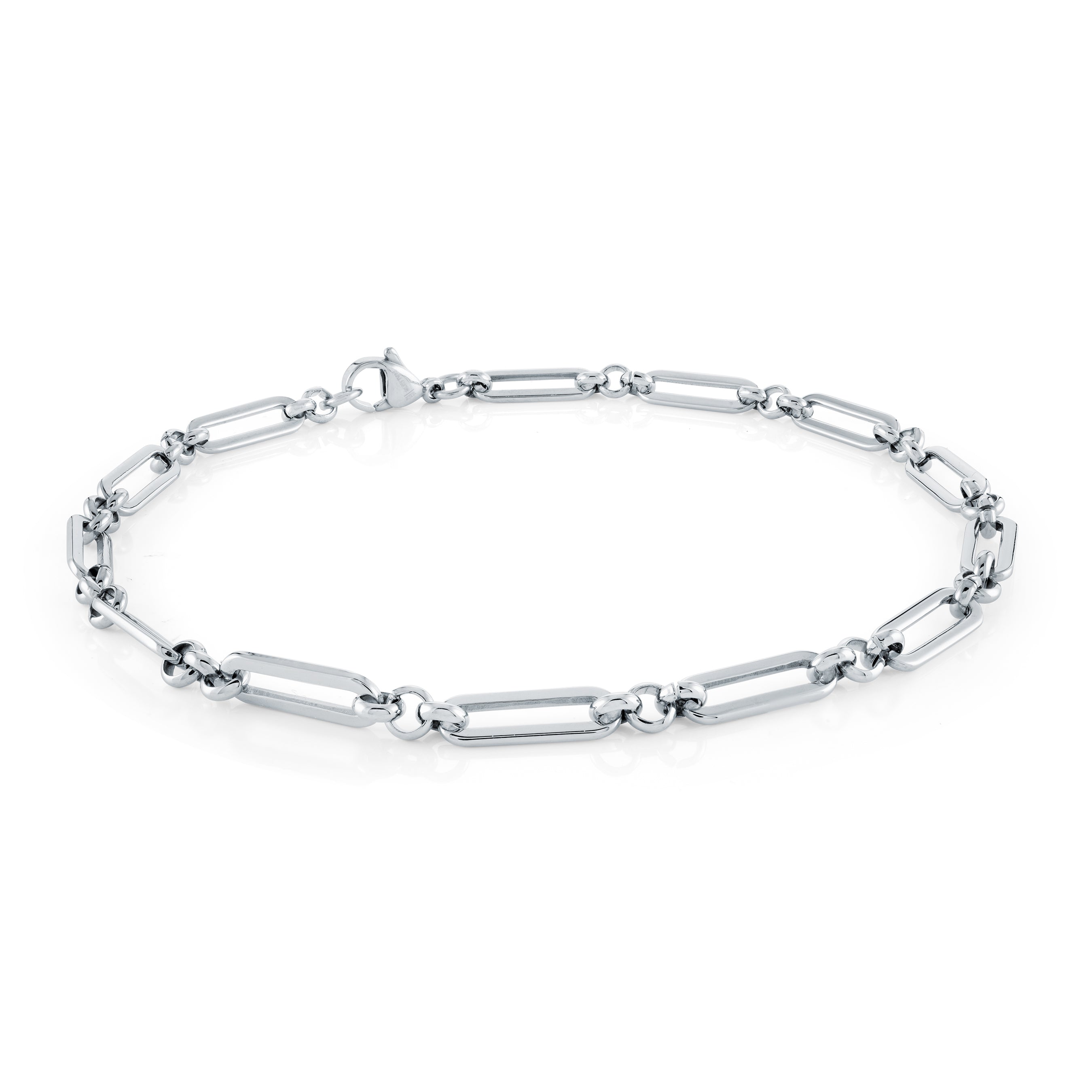 4mm Paper-Clip Rollo Anklet