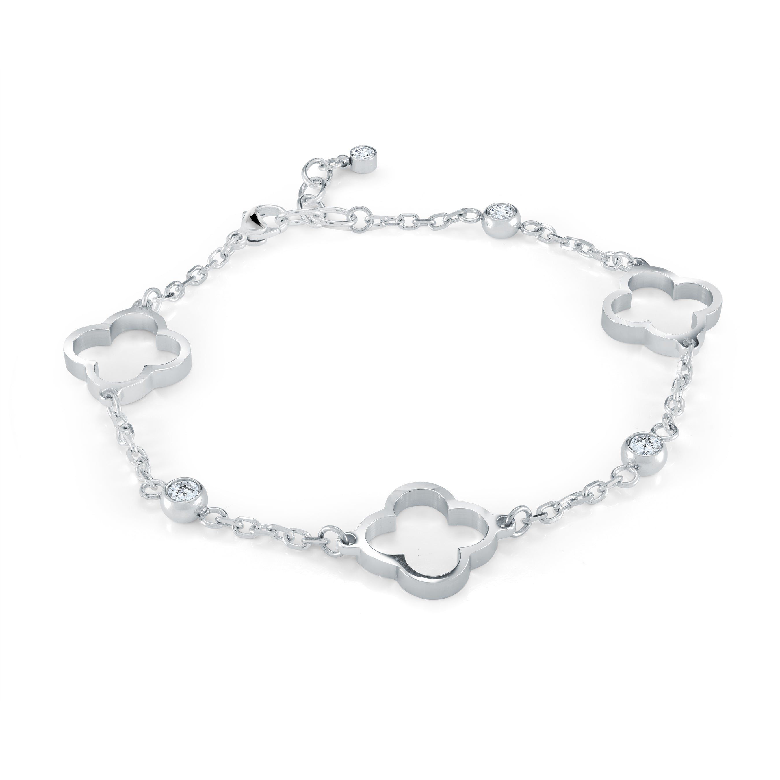 Clover Cz Bracelet