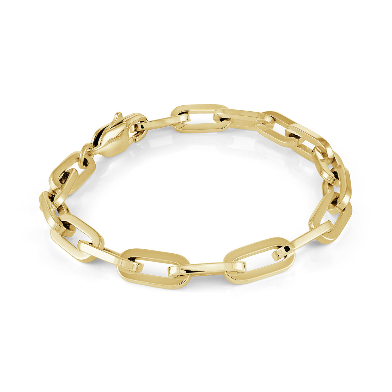 5.3mm Oval Link Surface Bracelet