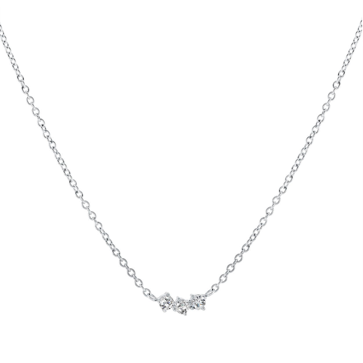 3 Cz Necklace