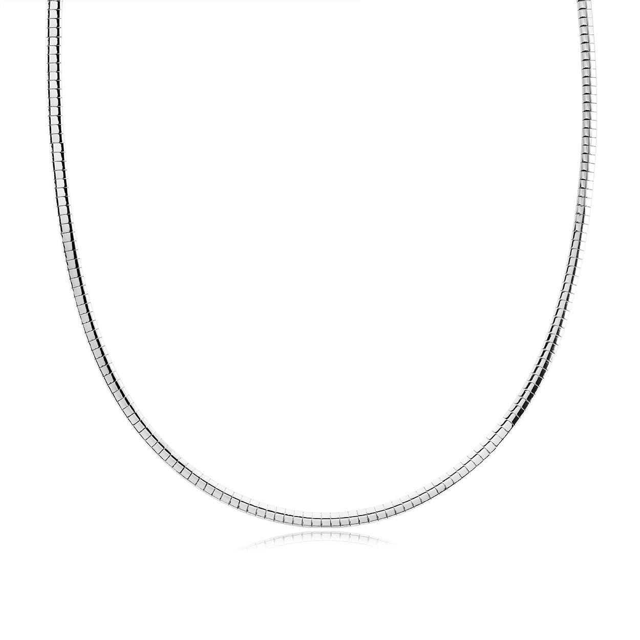 4mm Omega Link Necklace