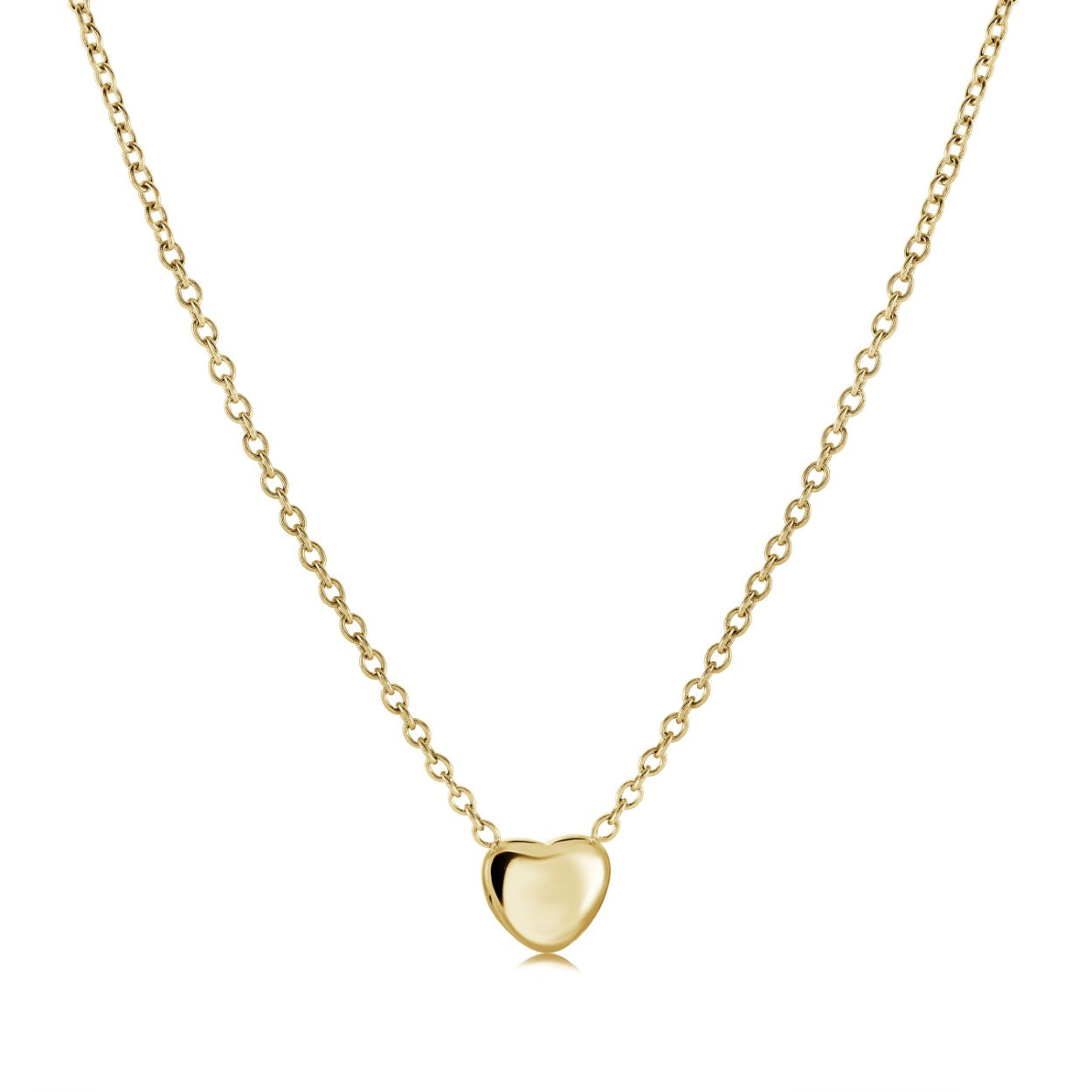 Mini Puff Heart Necklace