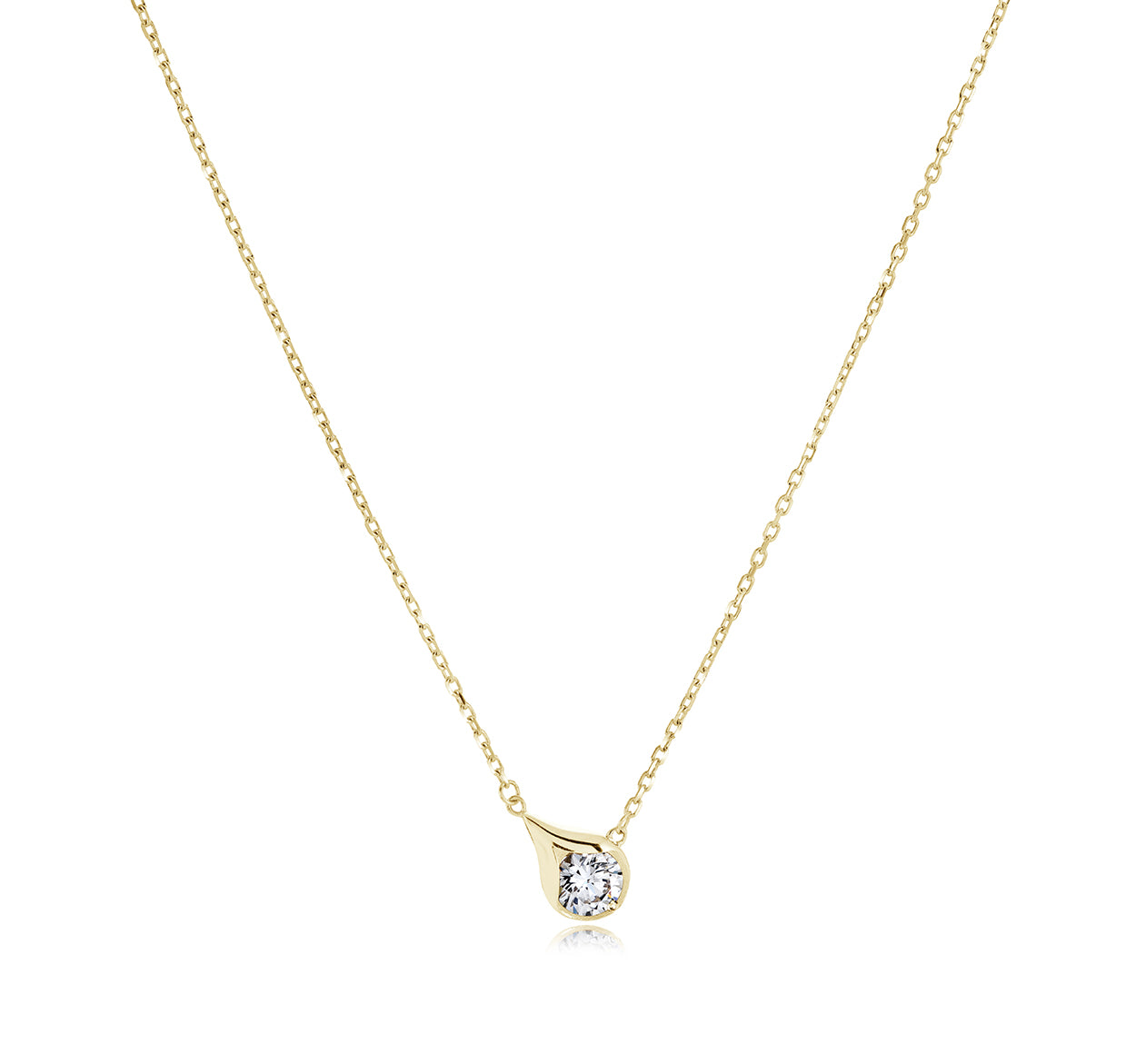 7mm Teardrop Necklace