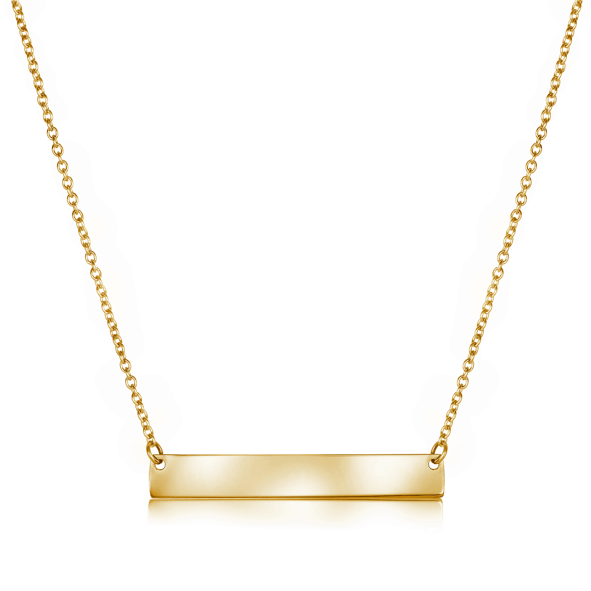 Smooth Plate Necklace