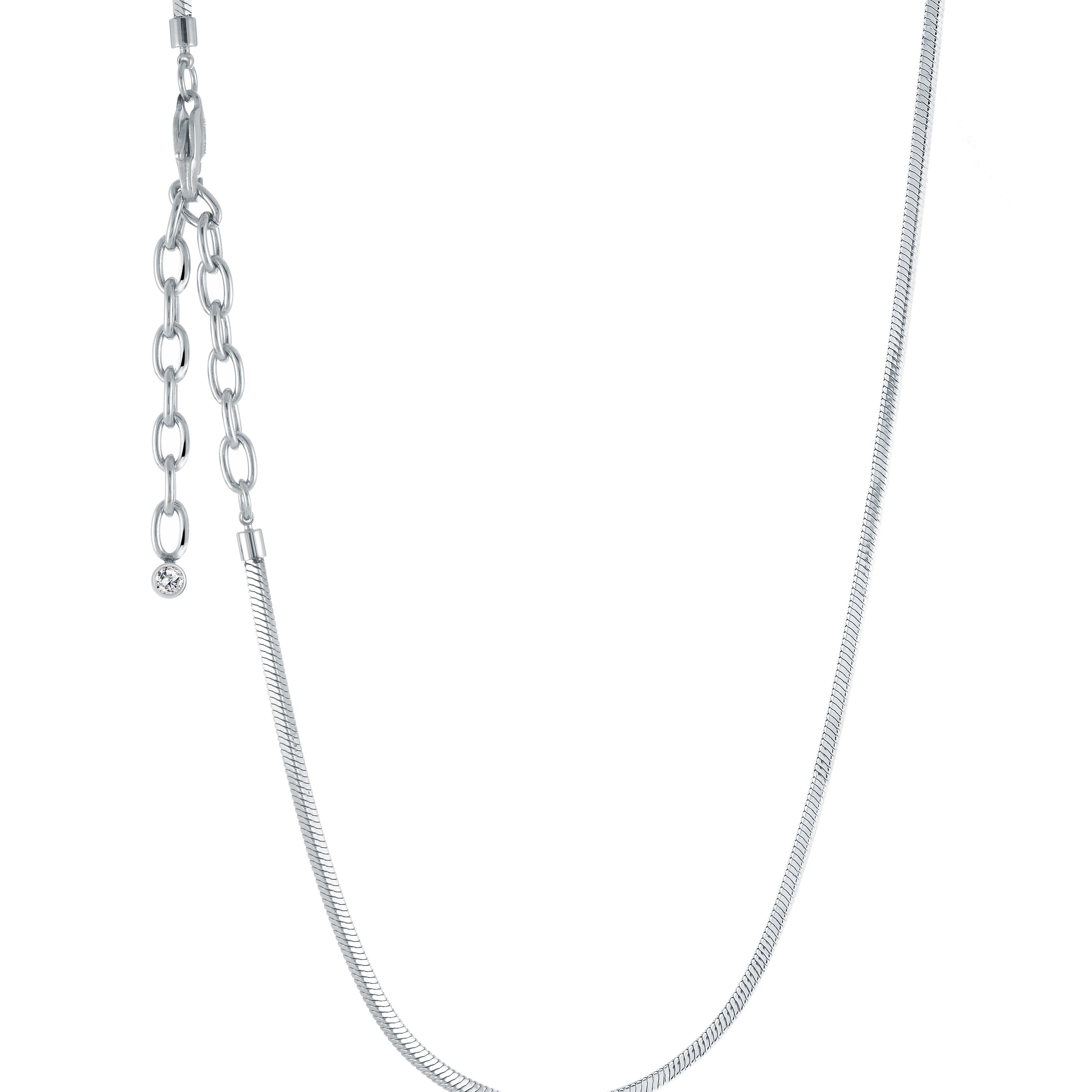 2.2mm Square Snake Chain Necklace