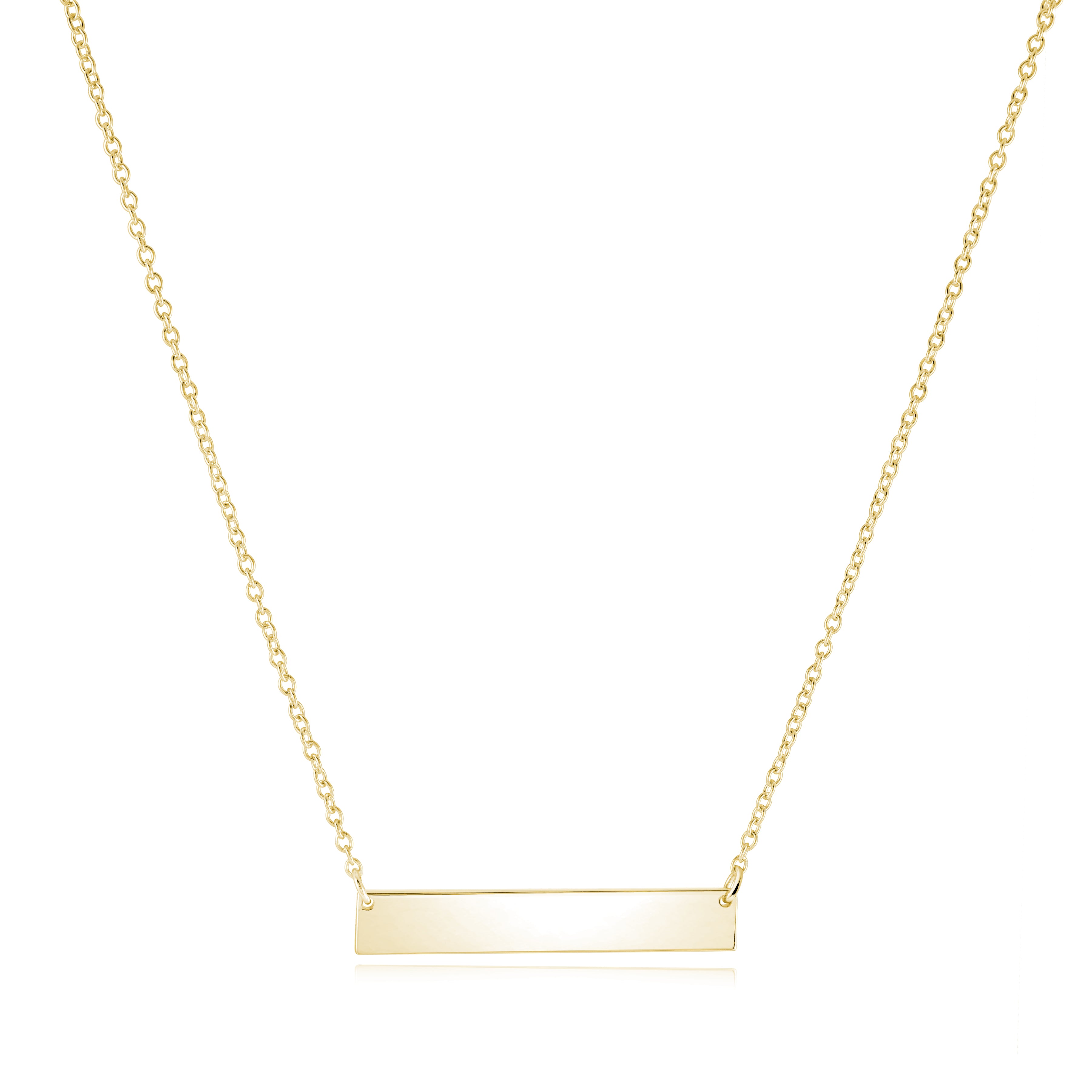 Bar Plate Necklace