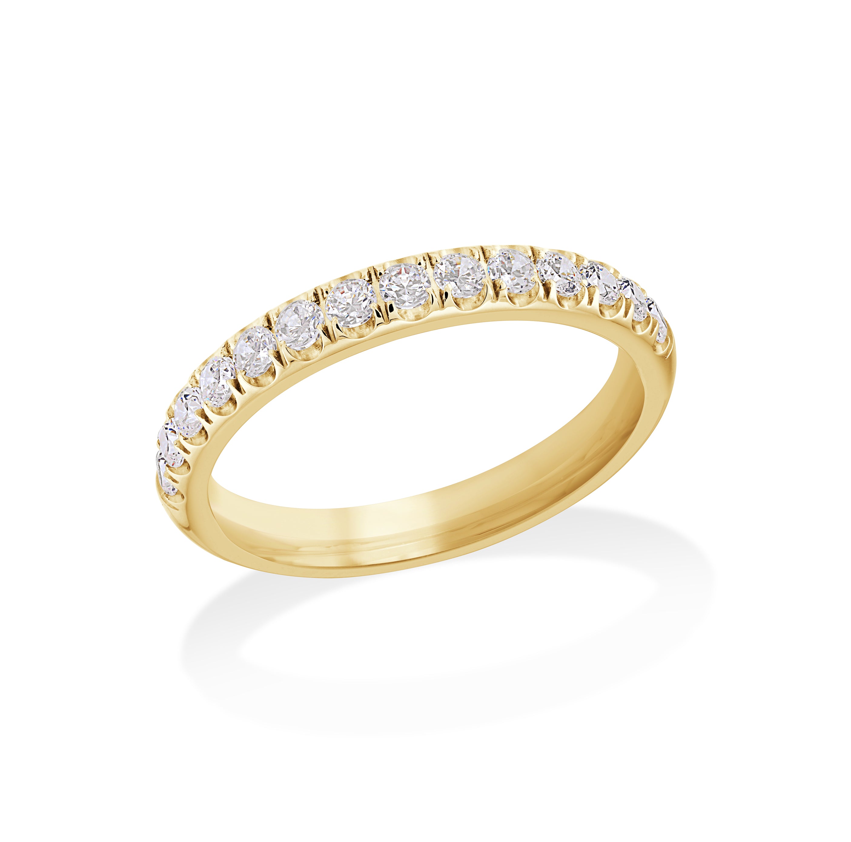 Semi Eternity Cz Ring