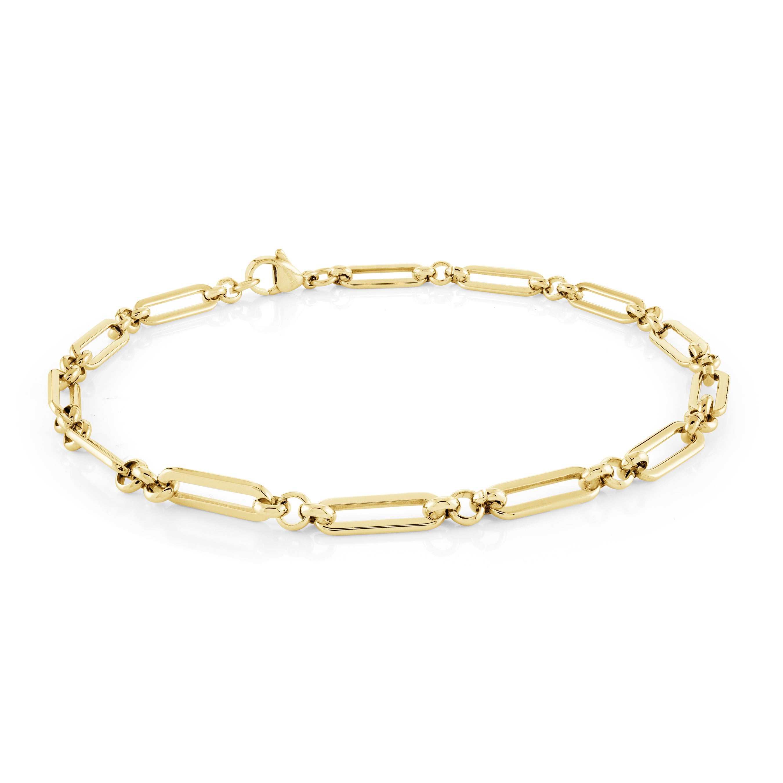 4mm Paper-Clip Rollo Anklet